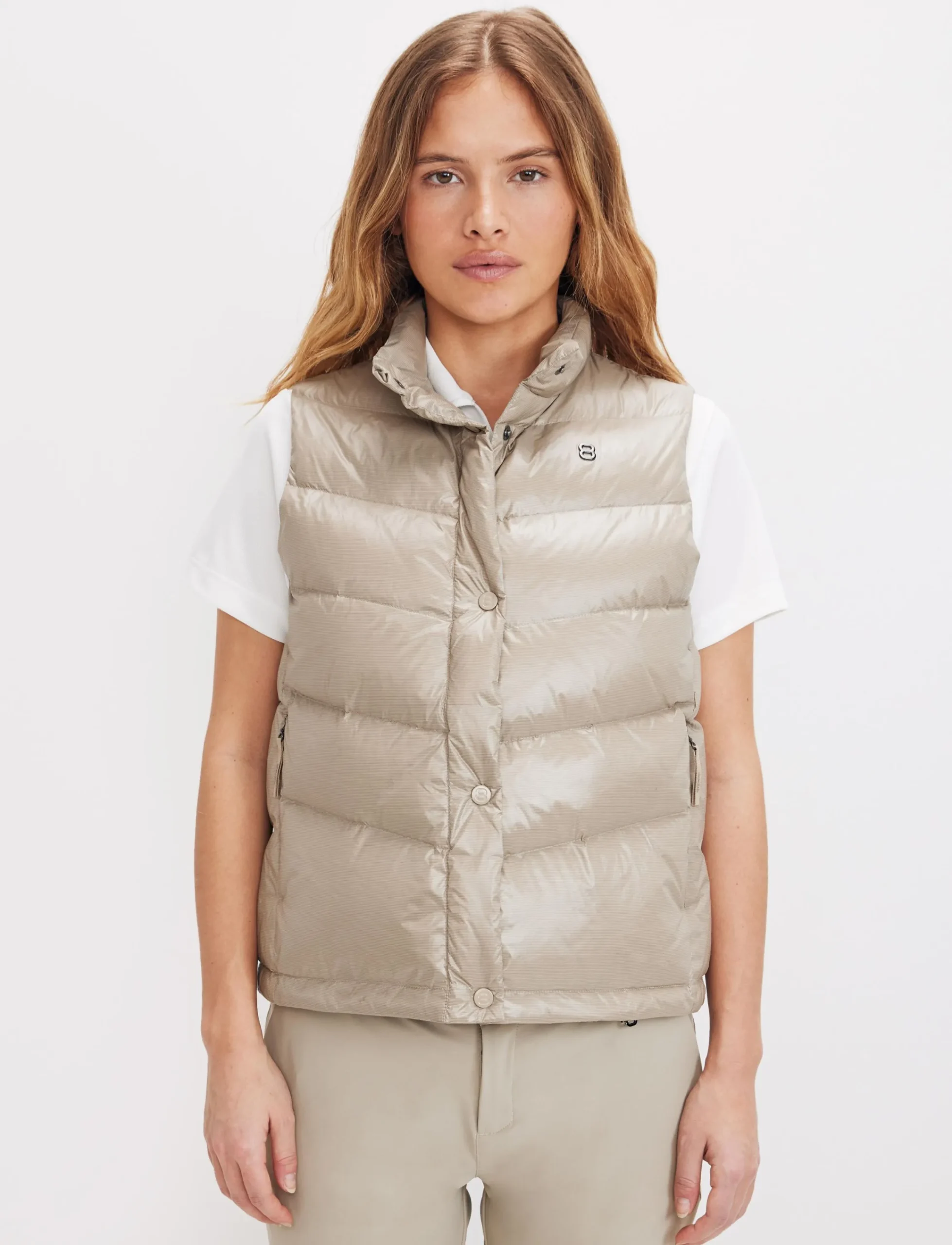 8848 Altitude Klader|Bella W Down Vest - Lt Beige