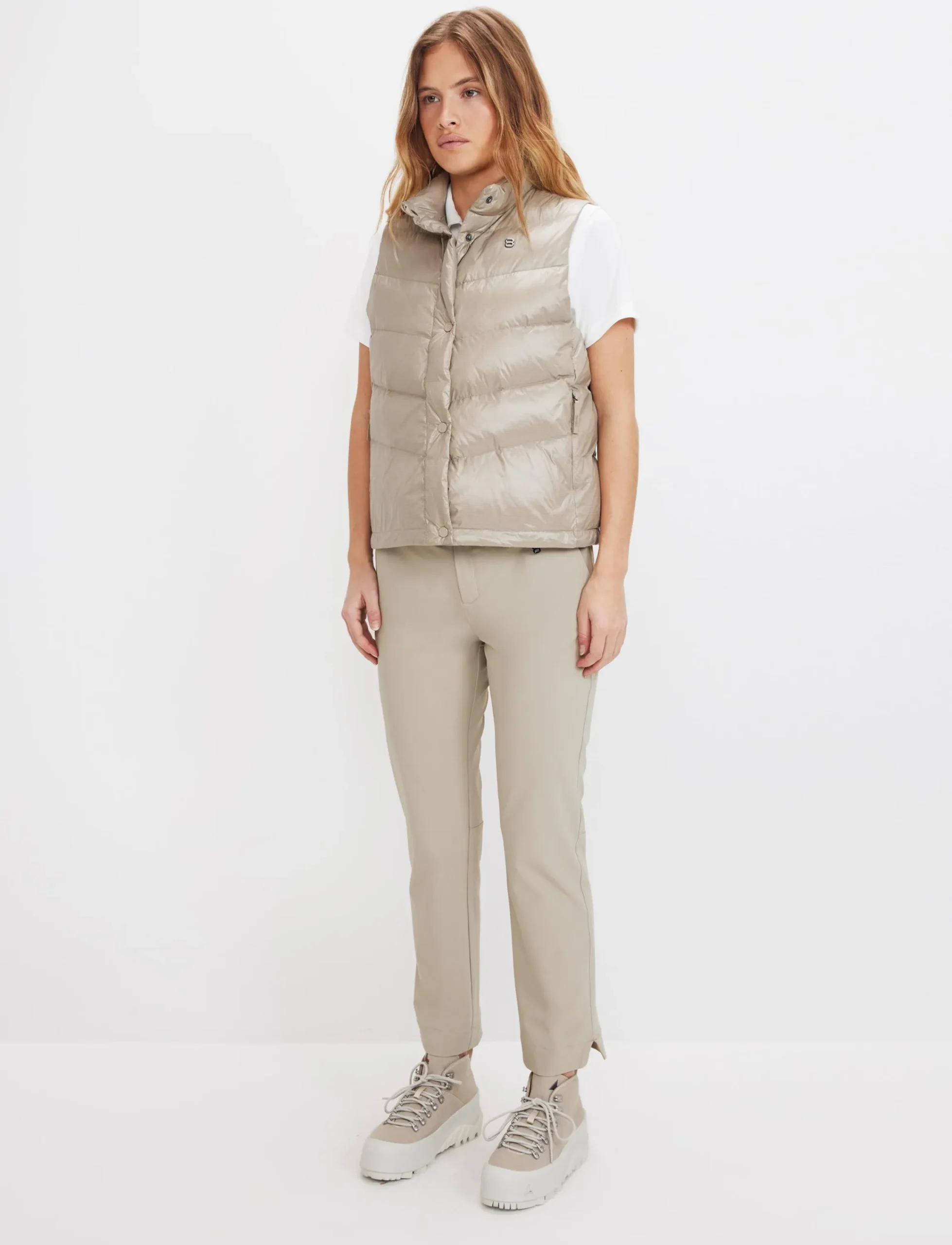 8848 Altitude Klader|Bella W Down Vest - Lt Beige
