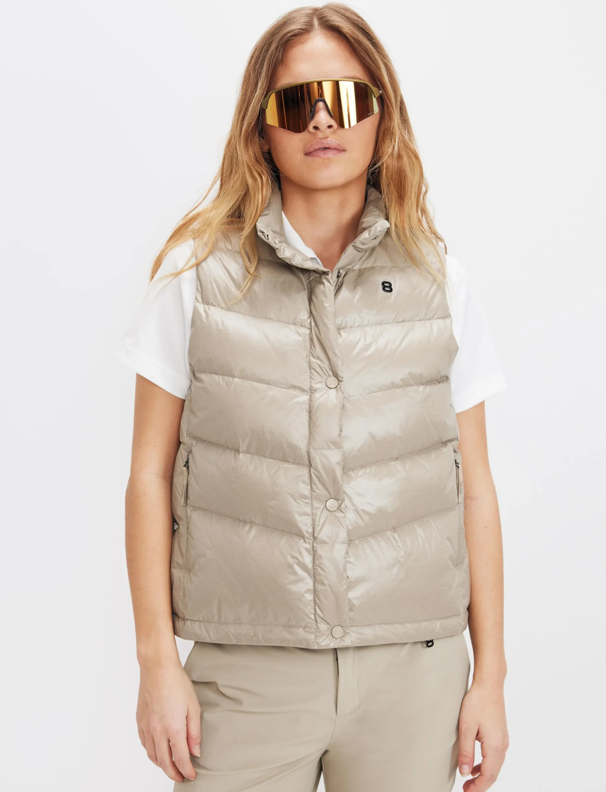 8848 Altitude Klader|Bella W Down Vest - Lt Beige