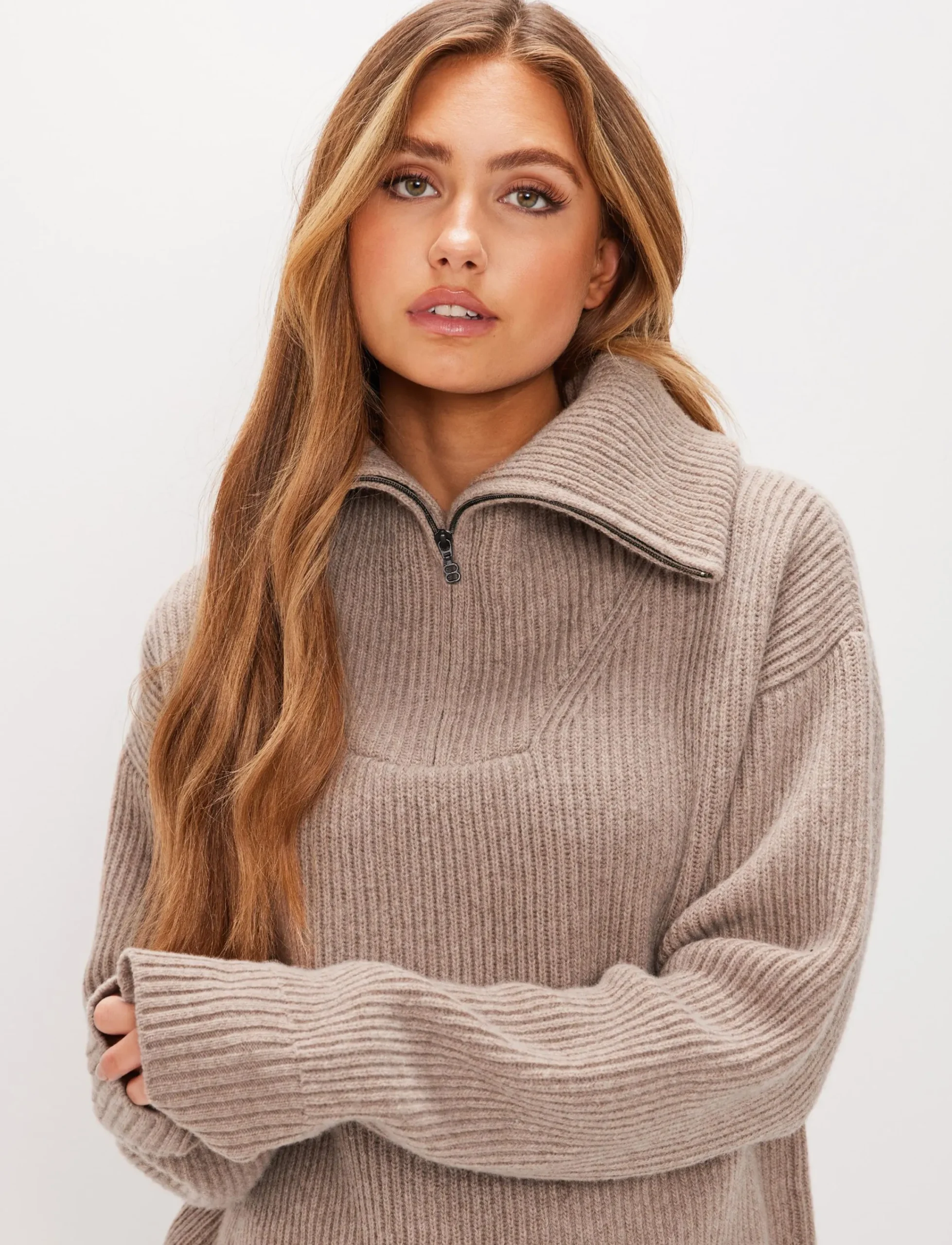 8848 Altitude Klader|Bessie W Wool Sweat - Beige