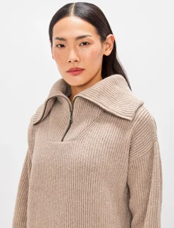 8848 Altitude Klader|Bessie W Wool Sweat - Beige