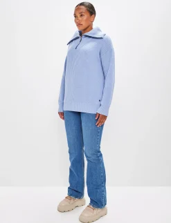8848 Altitude Klader|Bessie W Wool Sweat - Hortensia Blue