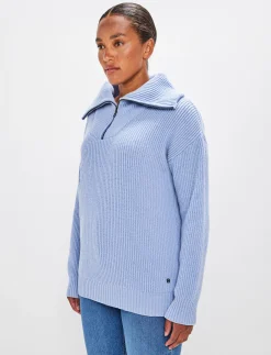 8848 Altitude Klader|Bessie W Wool Sweat - Hortensia Blue