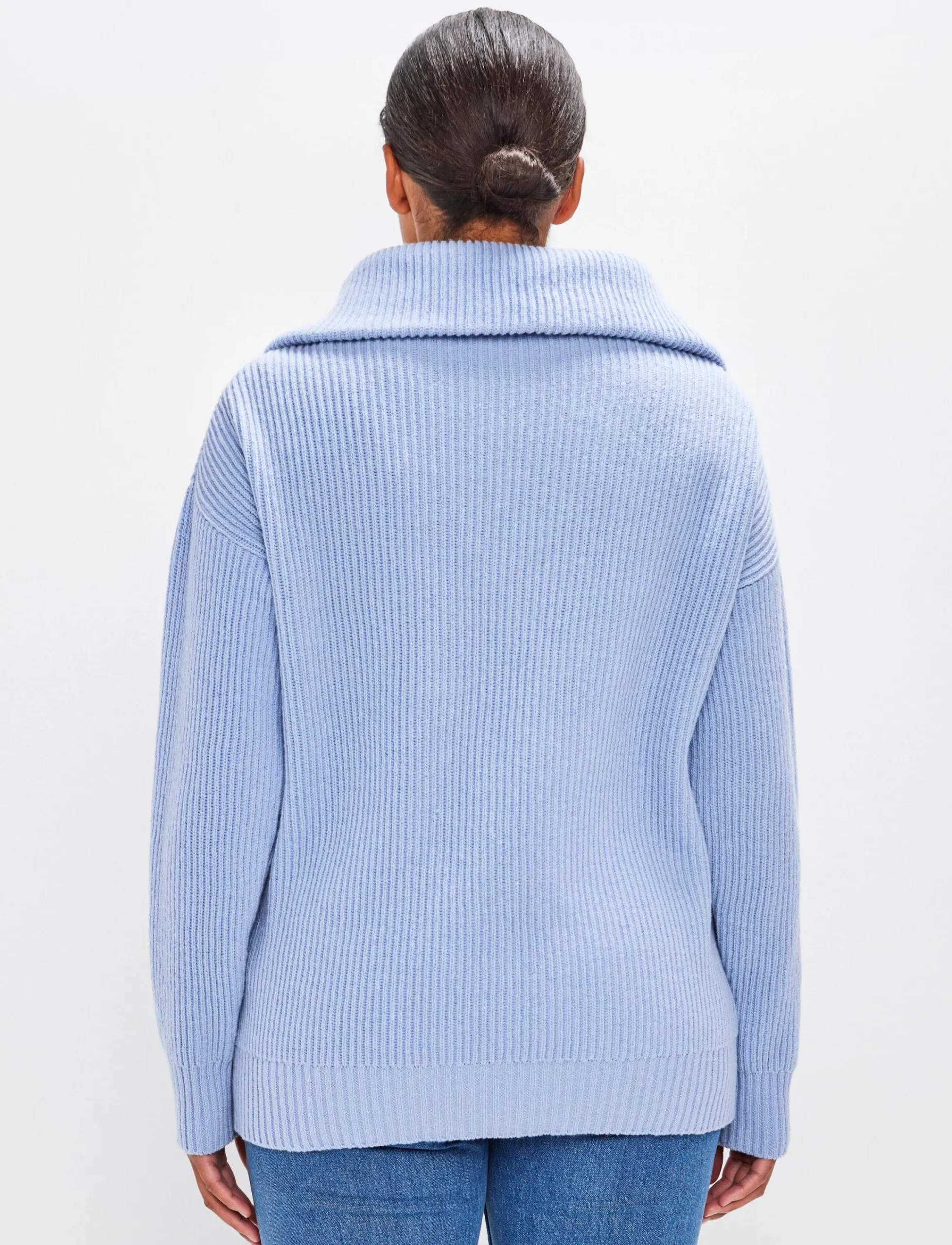 8848 Altitude Klader|Bessie W Wool Sweat - Hortensia Blue