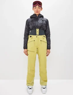 8848 Altitude Skidkläder|Chloe W Shell Pant - Flax Yellow
