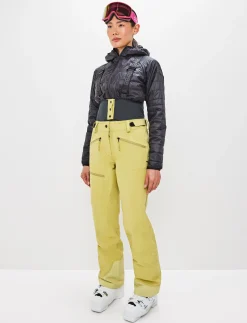 8848 Altitude Klader|Chloe W Shell Pant - Flax Yellow