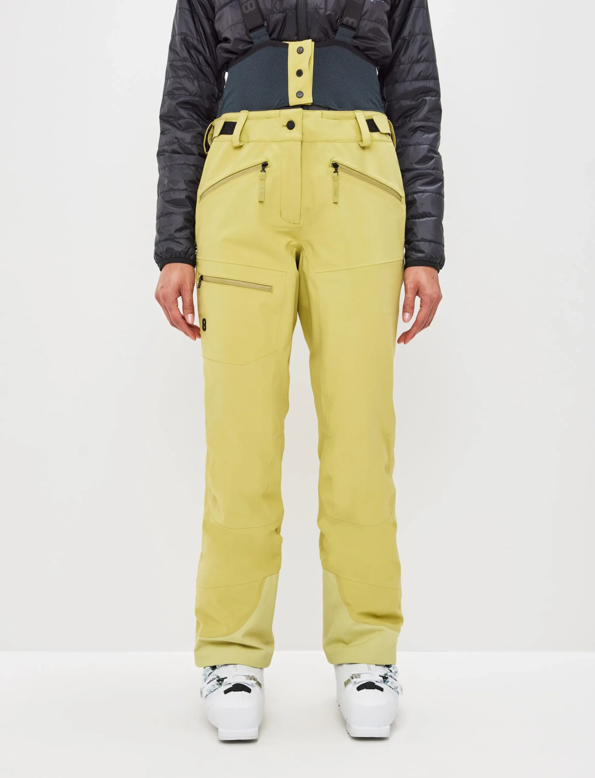 8848 Altitude Klader|Chloe W Shell Pant - Flax Yellow