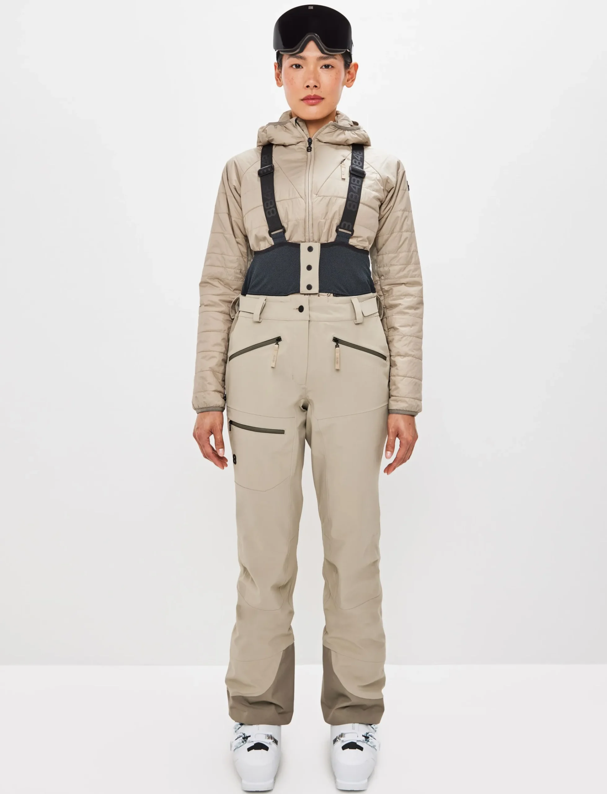 8848 Altitude Skidkläder|Chloe W Shell Pant - Lt Fallen Rock