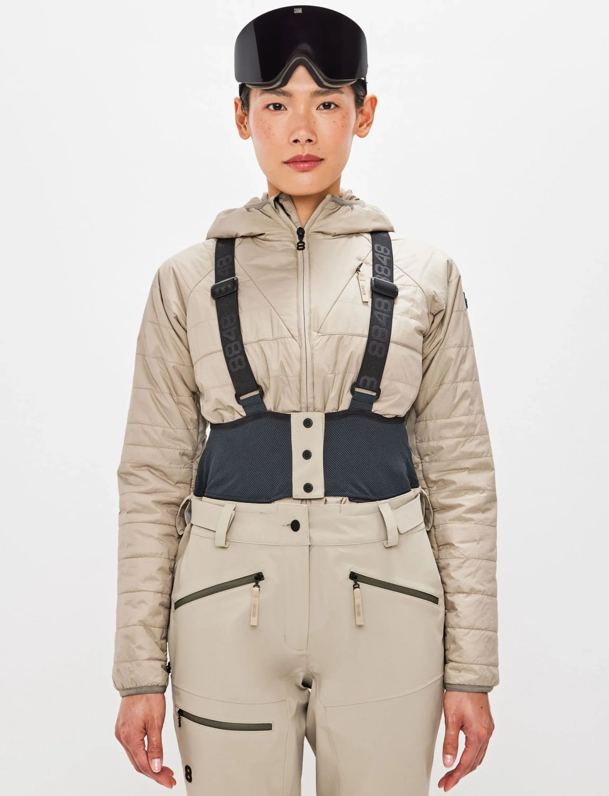 8848 Altitude Skidkläder|Chloe W Shell Pant - Lt Fallen Rock