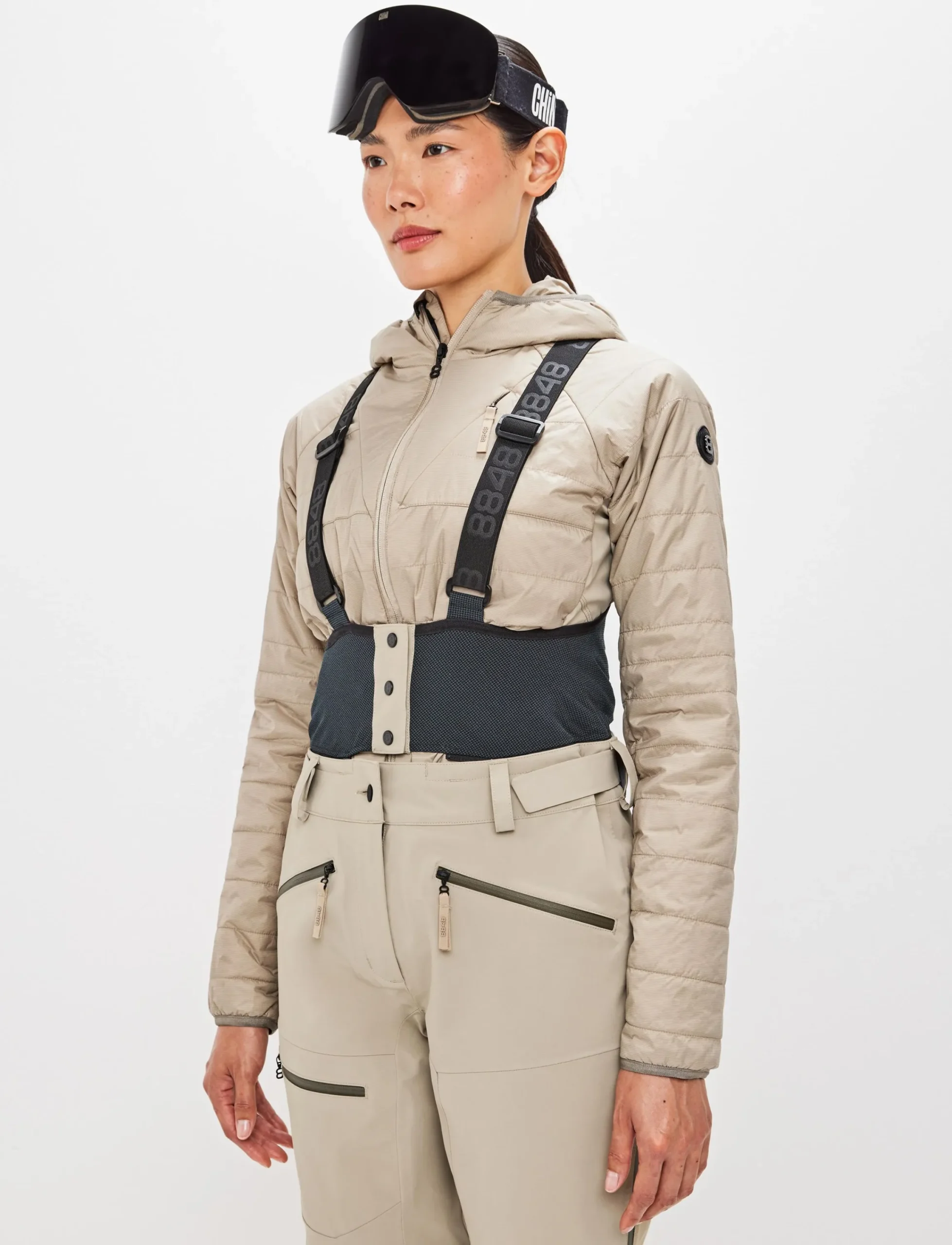 8848 Altitude Skidkläder|Chloe W Shell Pant - Lt Fallen Rock