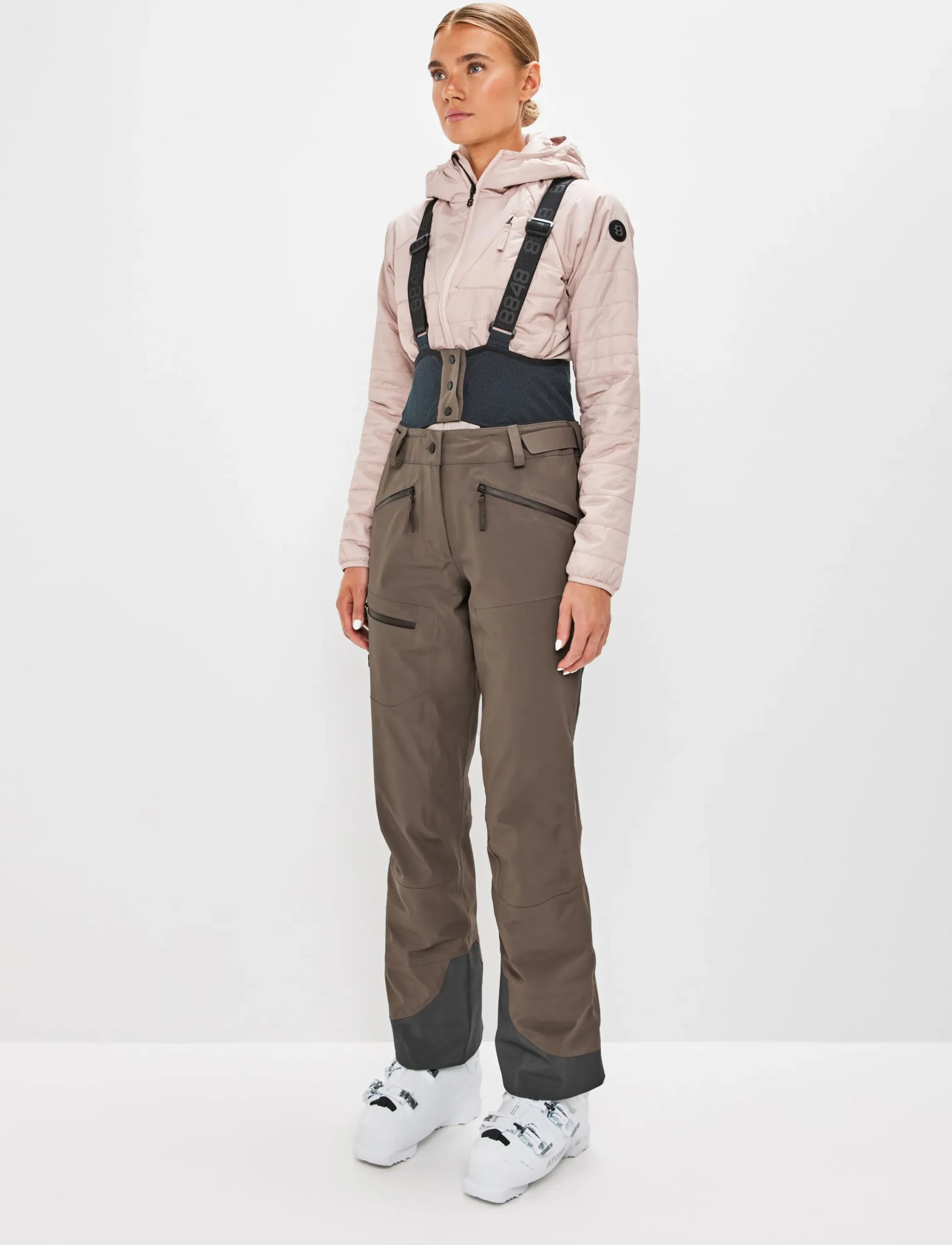 8848 Altitude Skidkläder|Chloe W Shell Pant - Pale Brown