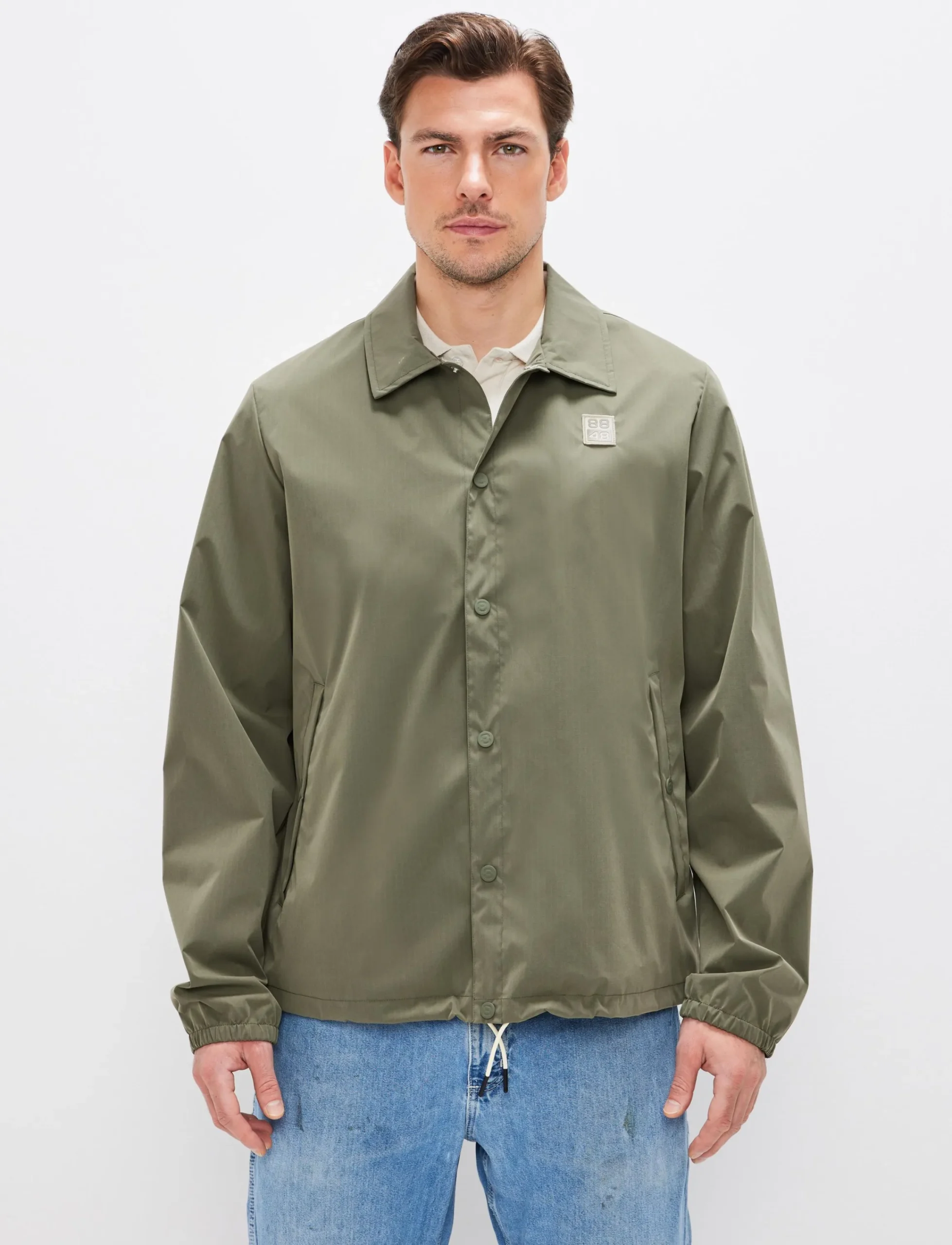8848 Altitude Klader|Coach Jacket - Army Green