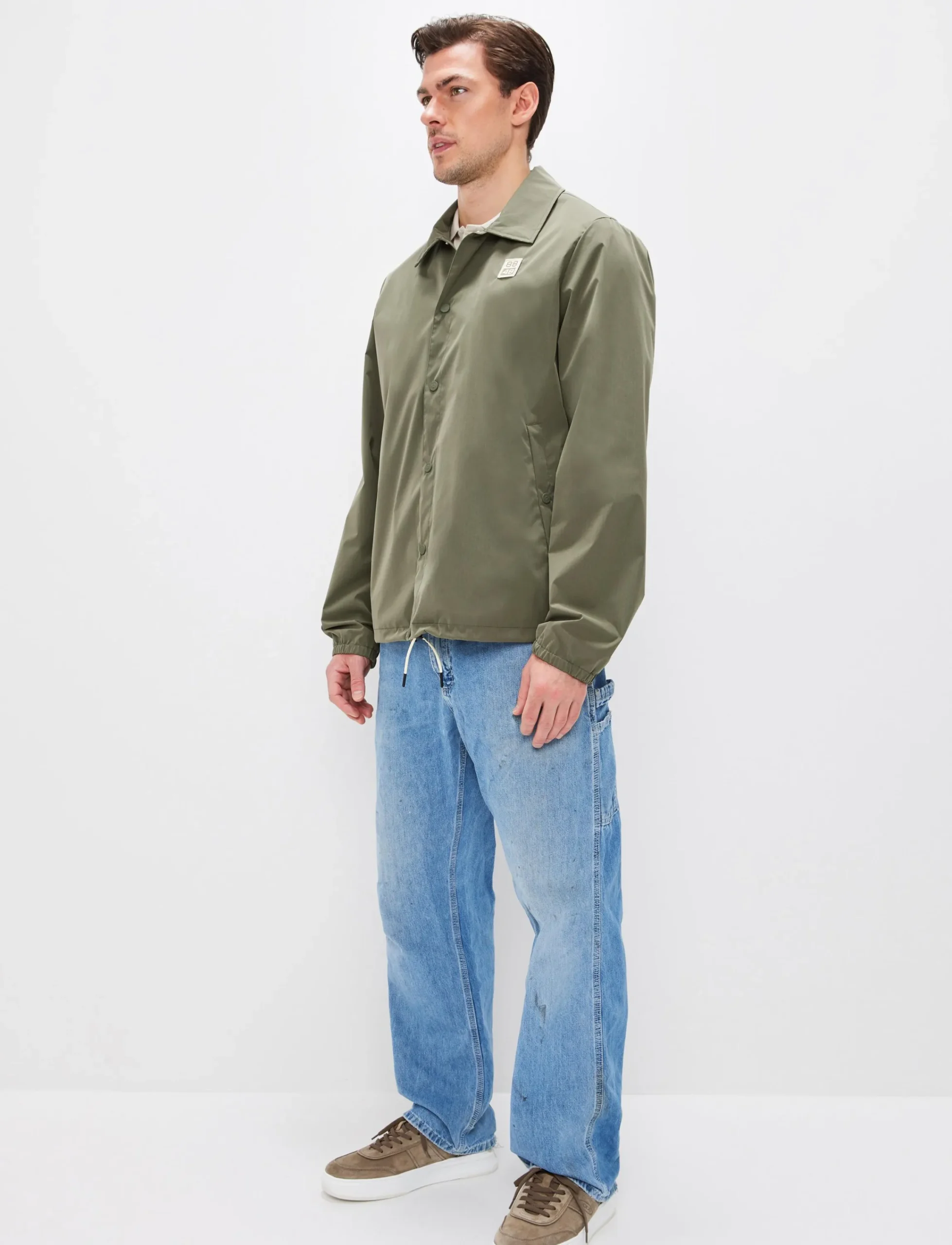 8848 Altitude Klader|Coach Jacket - Army Green