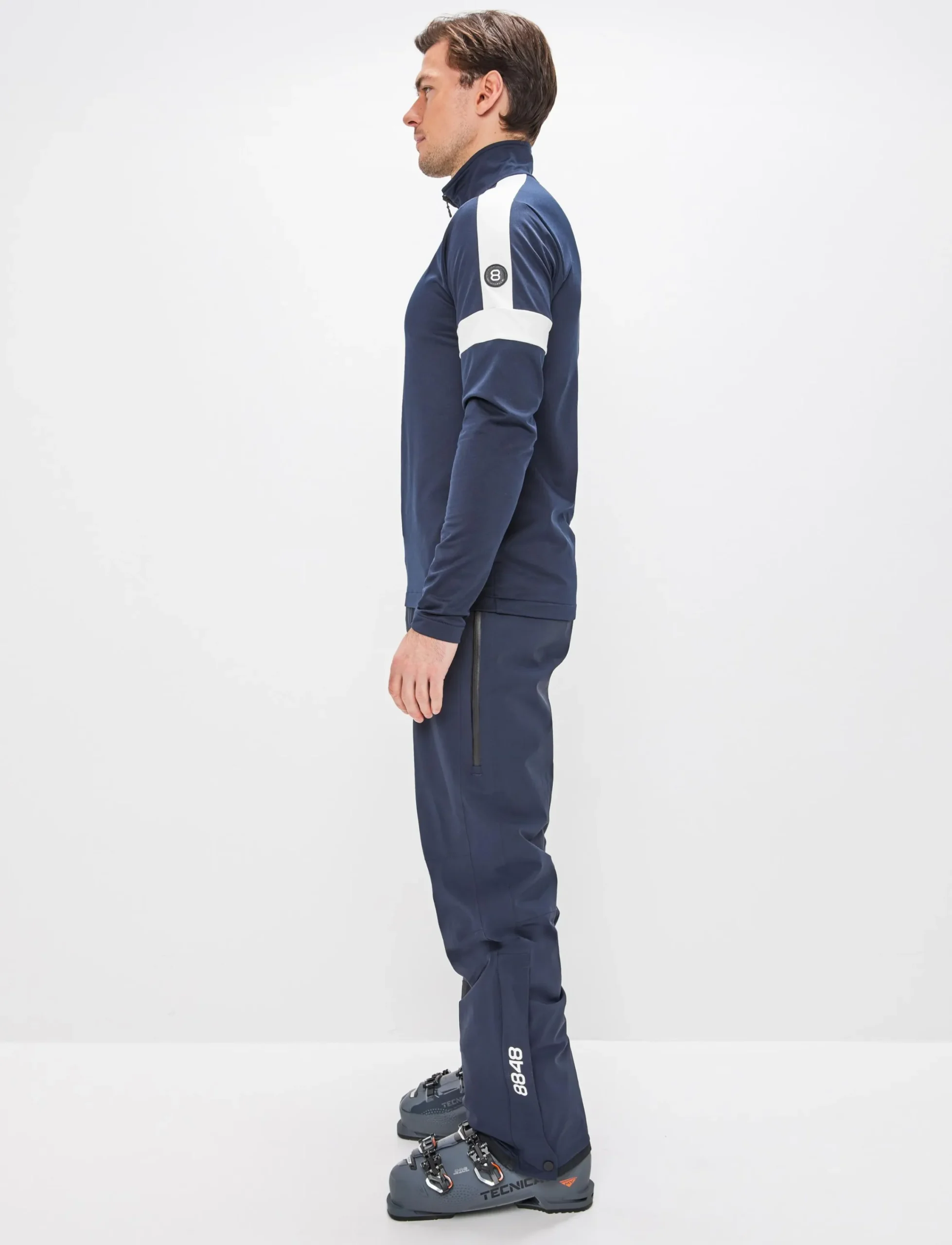 8848 Altitude Skidkläder|Dino 1/2 Zip Sweat - Navy