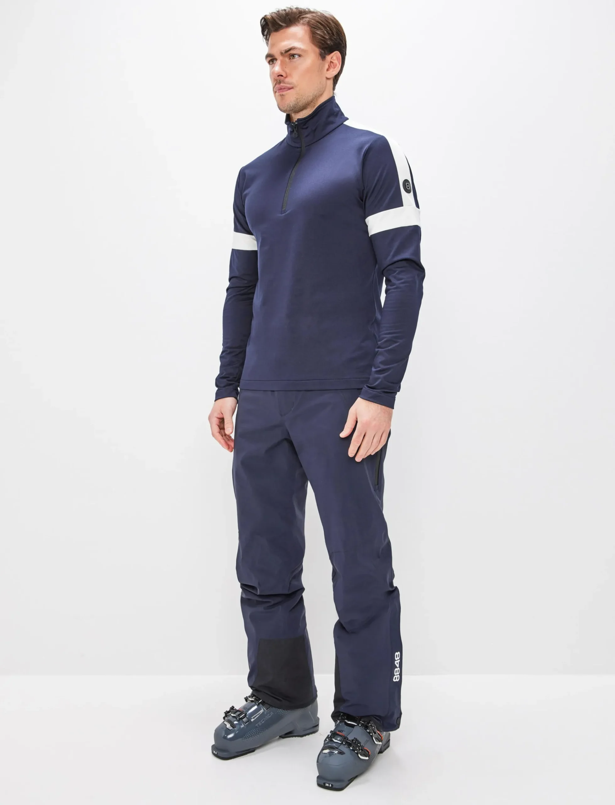 8848 Altitude Klader|Dino 1/2 Zip Sweat - Navy