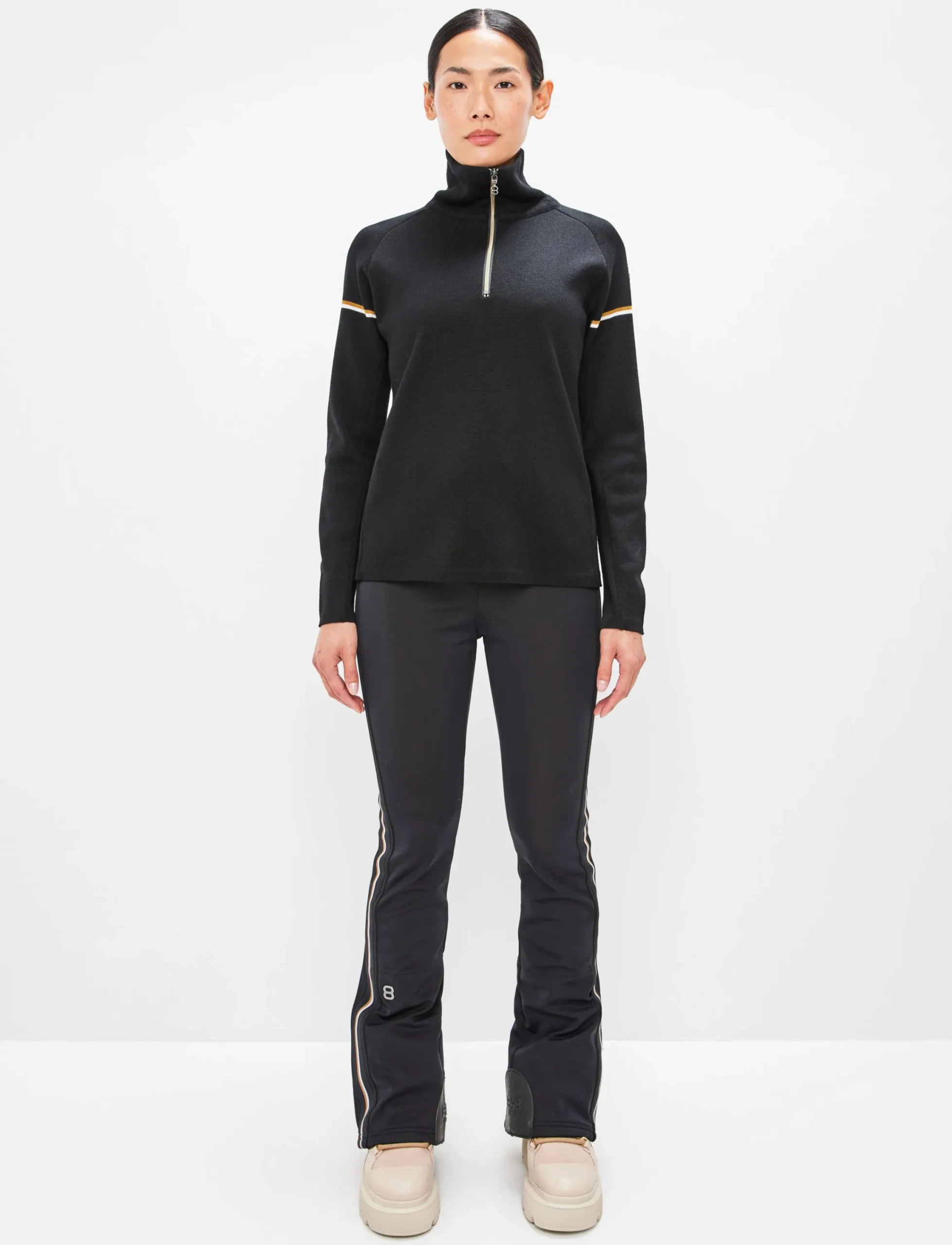 8848 Altitude Klader|Ember W Merino Sweat - Black