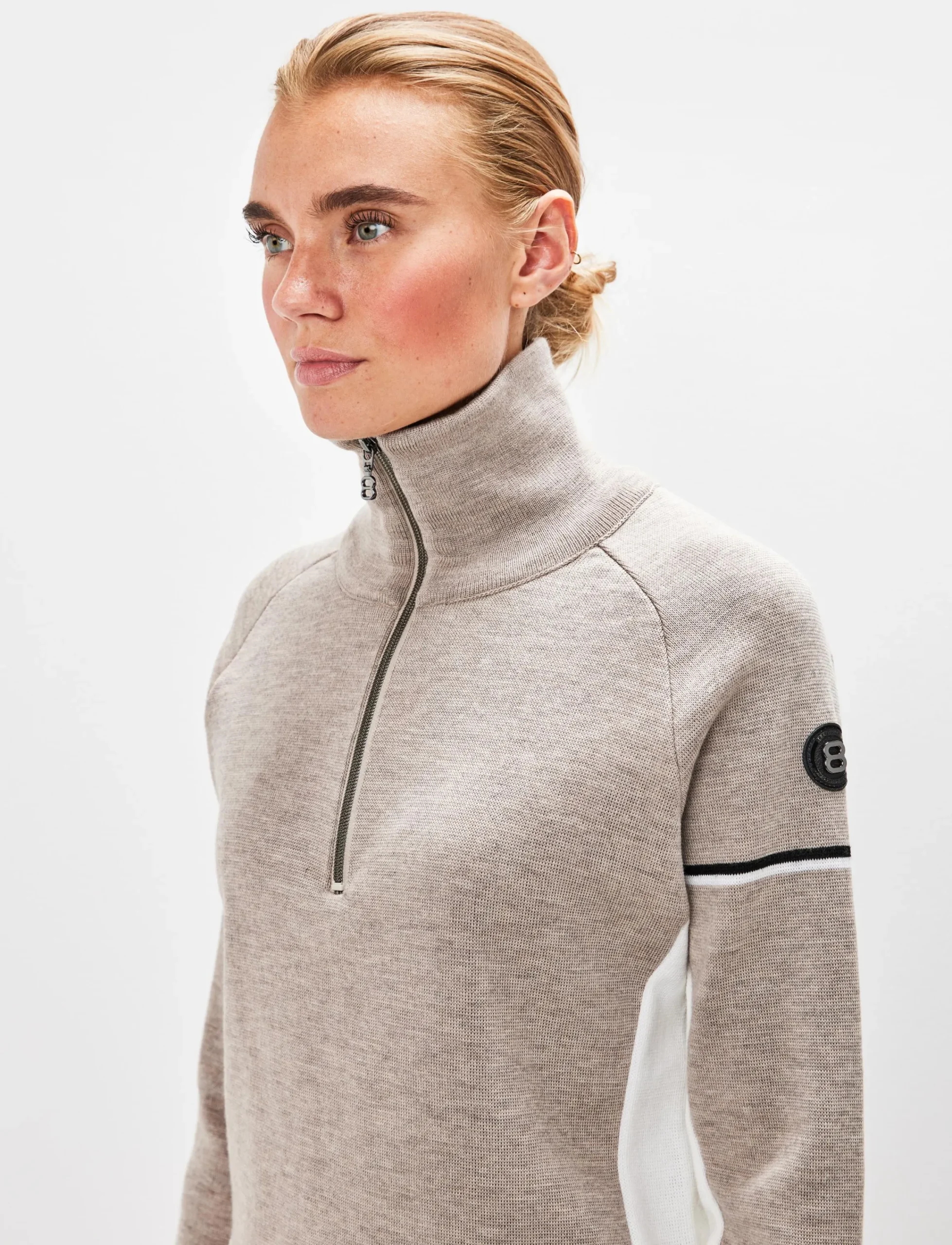 8848 Altitude Skidkläder|Ember W Merino Sweat - Lt Fallen Rock