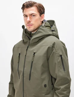 8848 Altitude Skidkläder|Gansu 4.0 Shell Jacket - Army Green