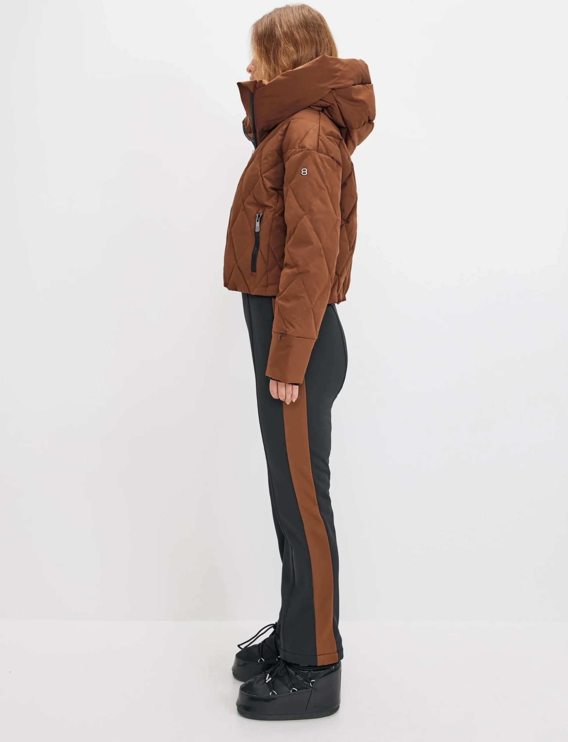 8848 Altitude Klader|Hildi W Ski Puffer - Cashmere Brown
