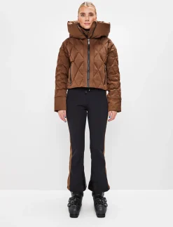 8848 Altitude Skidkläder|Hildi W Ski Puffer - Cashmere Brown