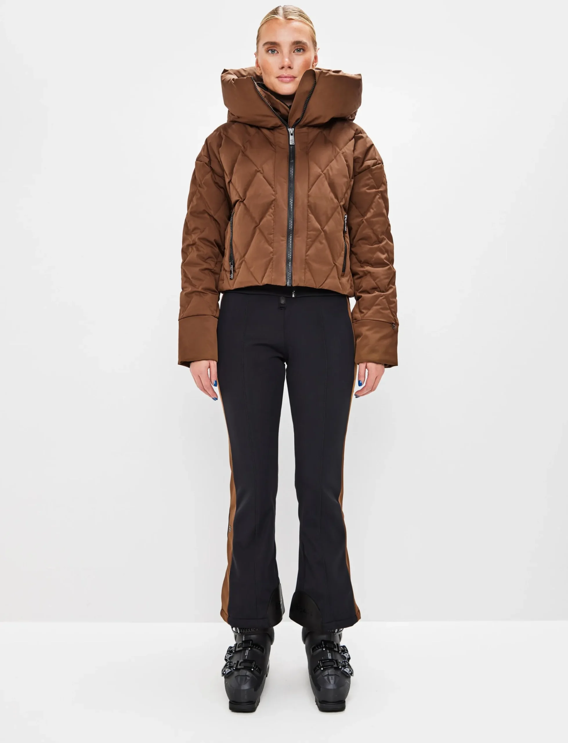 8848 Altitude Skidkläder|Hildi W Ski Puffer - Cashmere Brown