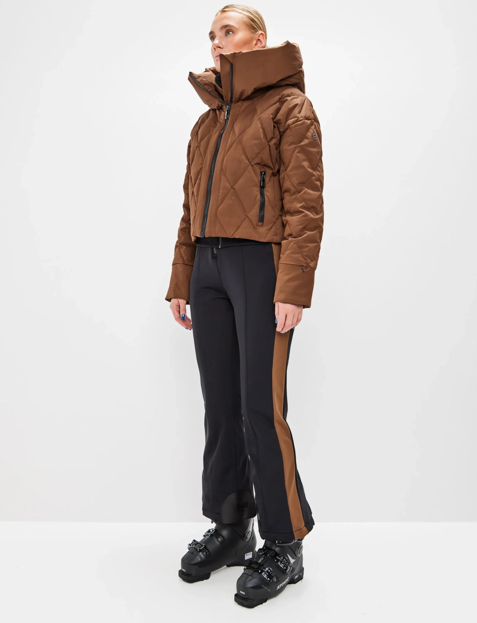 8848 Altitude Skidkläder|Hildi W Ski Puffer - Cashmere Brown