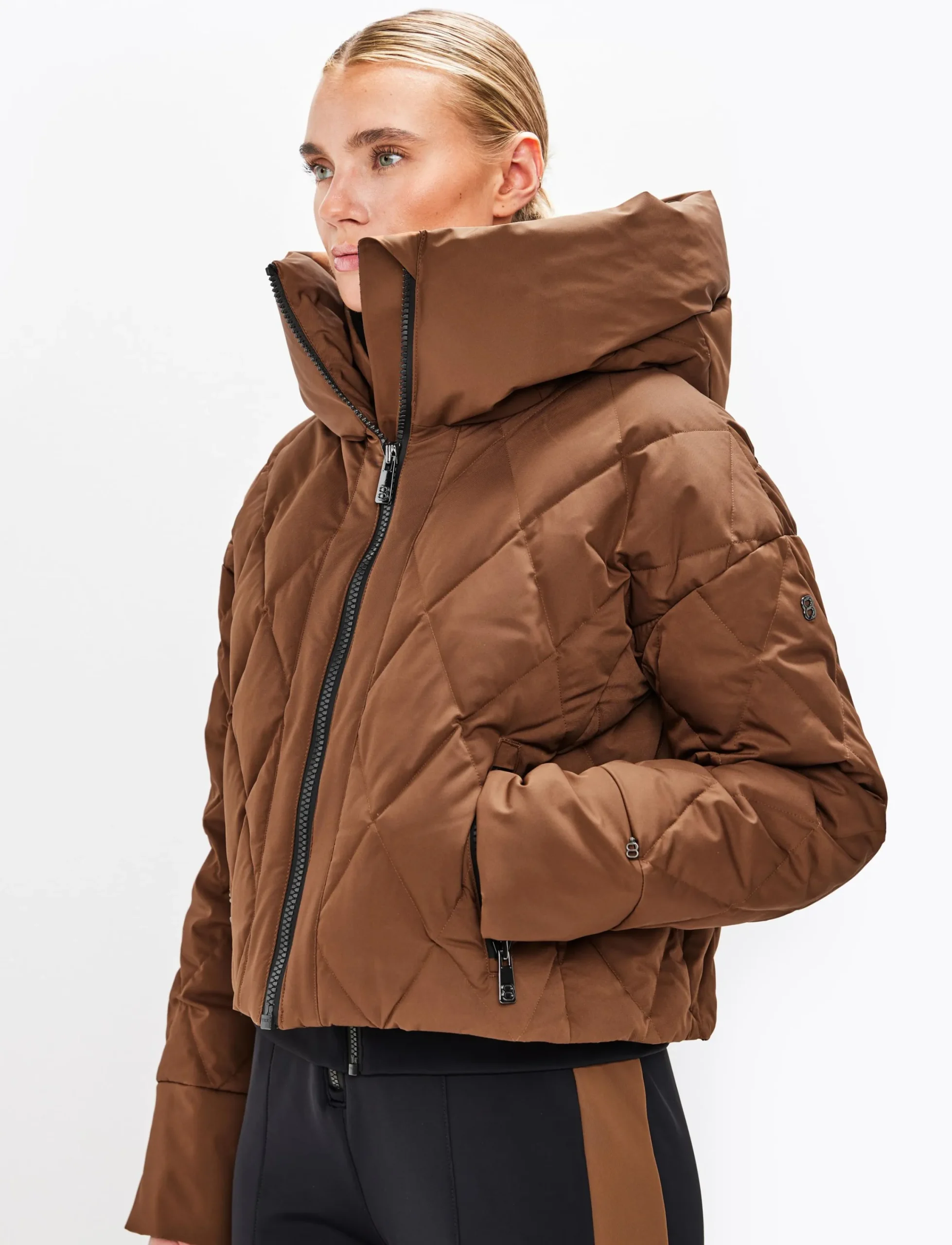 8848 Altitude Skidkläder|Hildi W Ski Puffer - Cashmere Brown