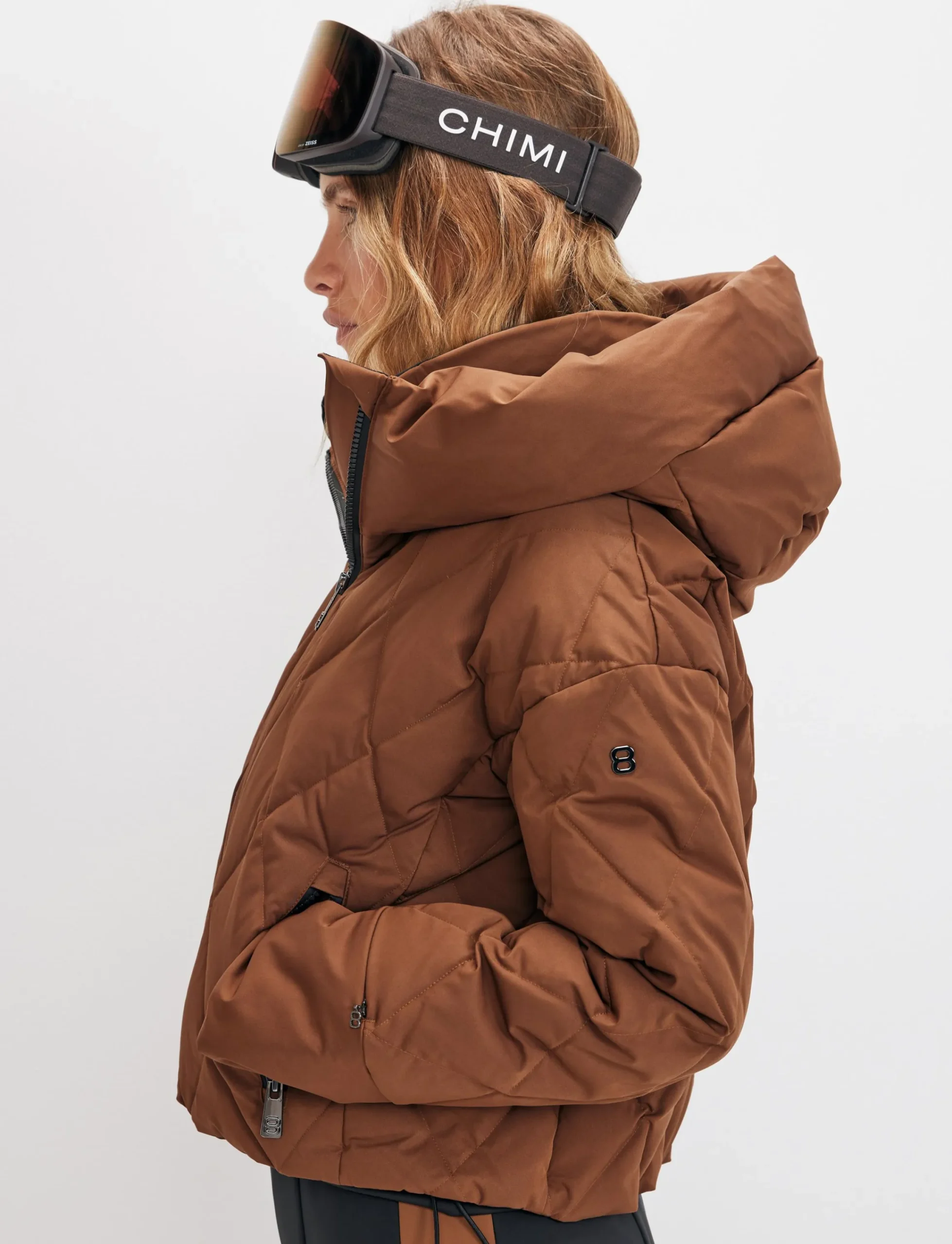 8848 Altitude Skidkläder|Hildi W Ski Puffer - Cashmere Brown