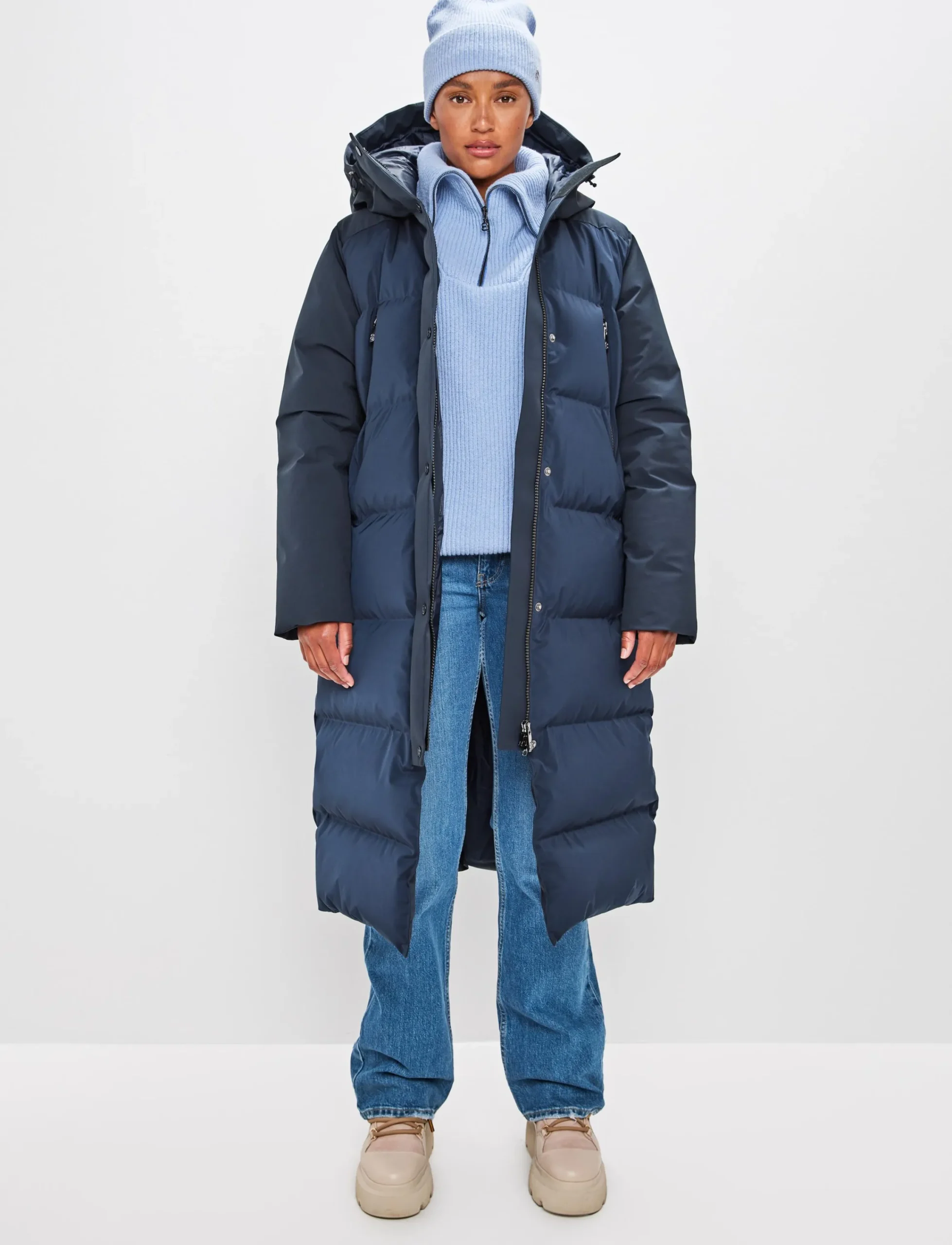 8848 Altitude Klader|Lilly W Down Coat - Navy