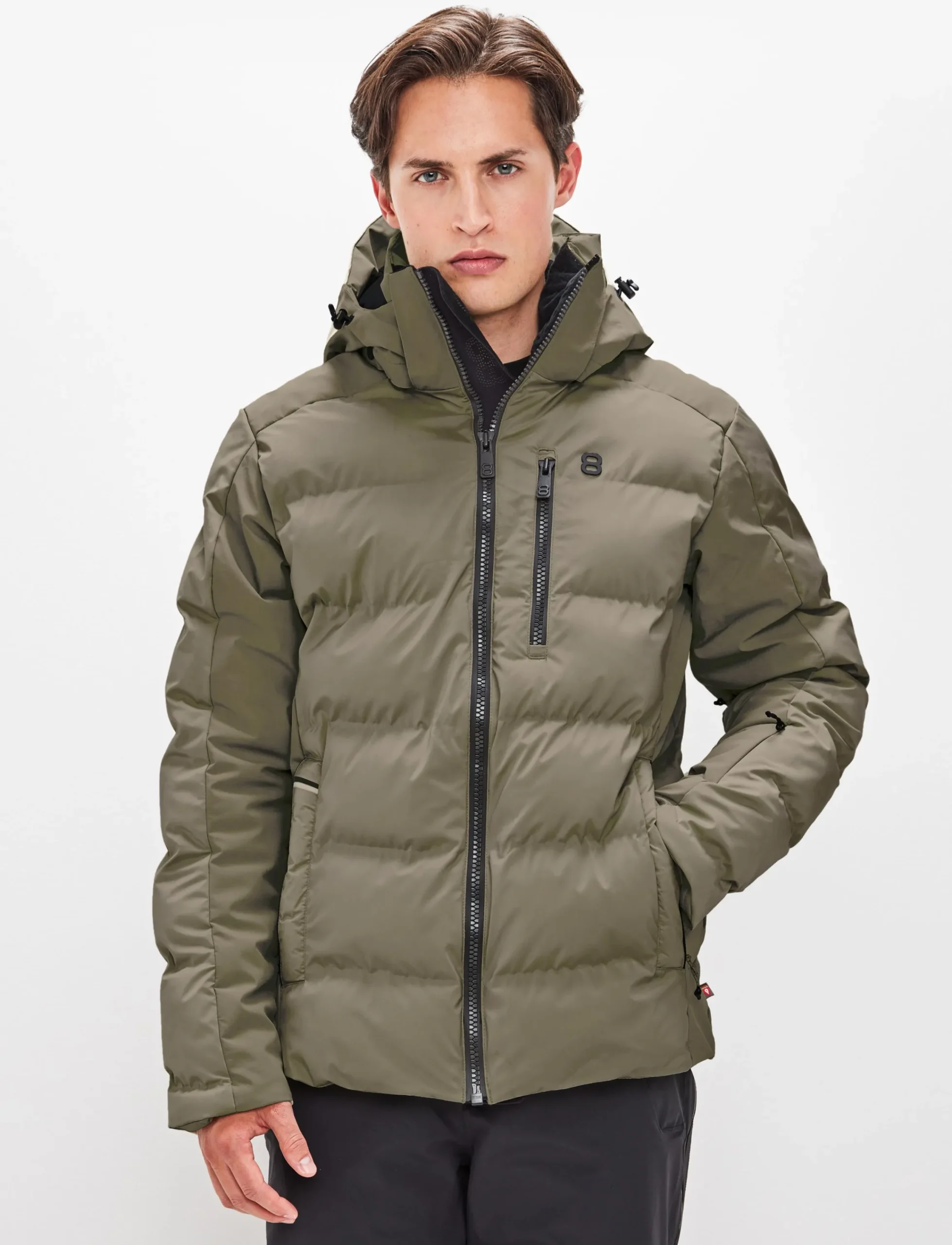 8848 Altitude Skidkläder|Malik Ski Jacket - Army Green