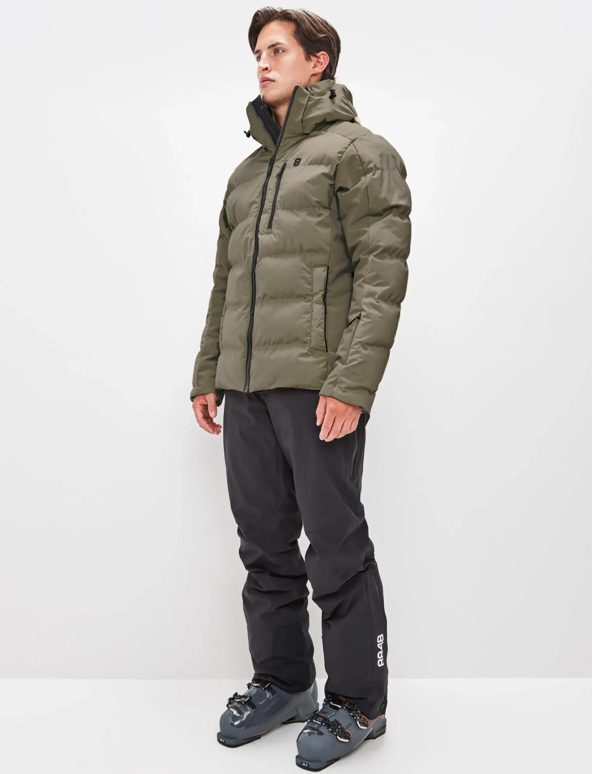 8848 Altitude Skidkläder|Malik Ski Jacket - Army Green
