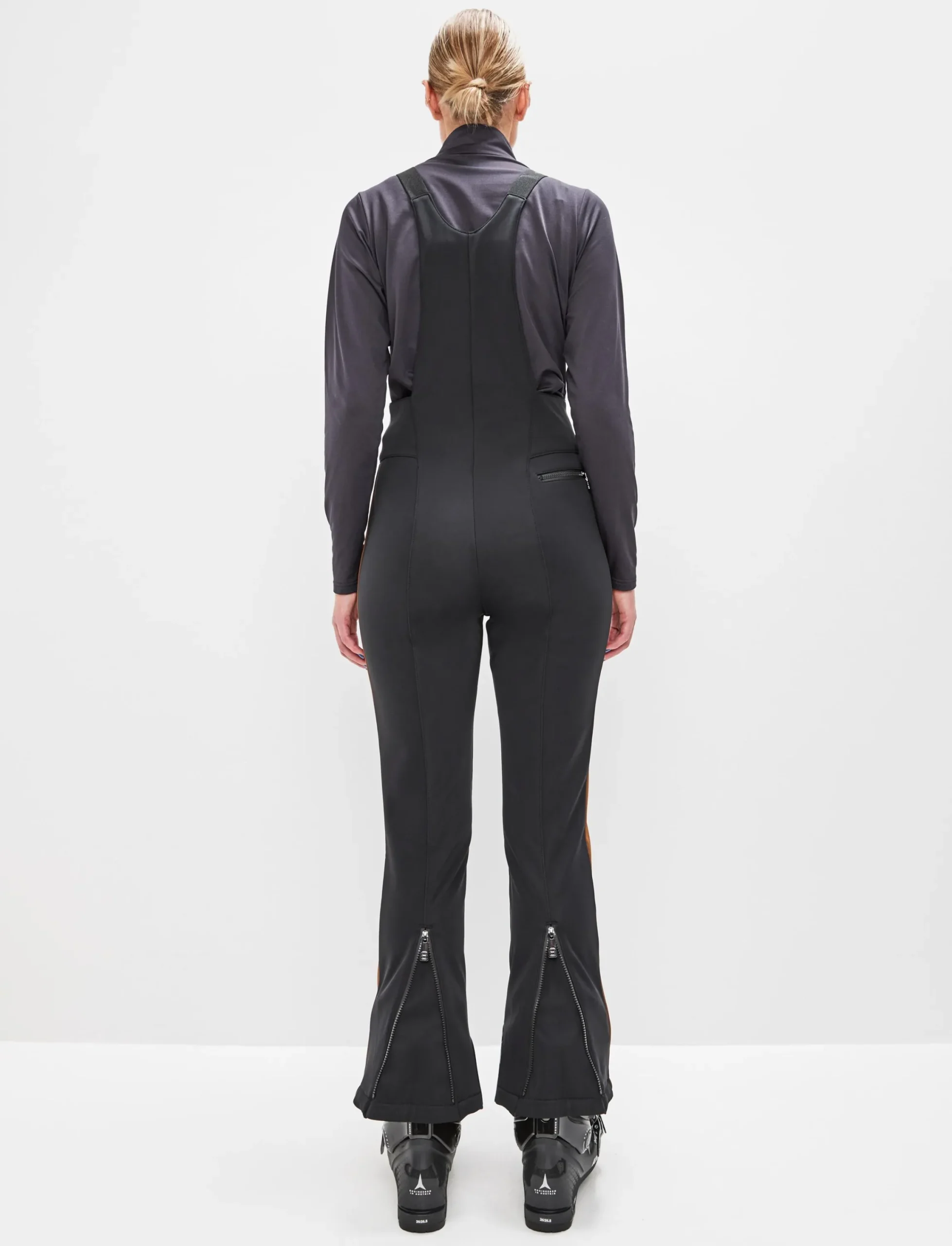 8848 Altitude Skidkläder|Maya W Bib Pant - Black/Cash Brown