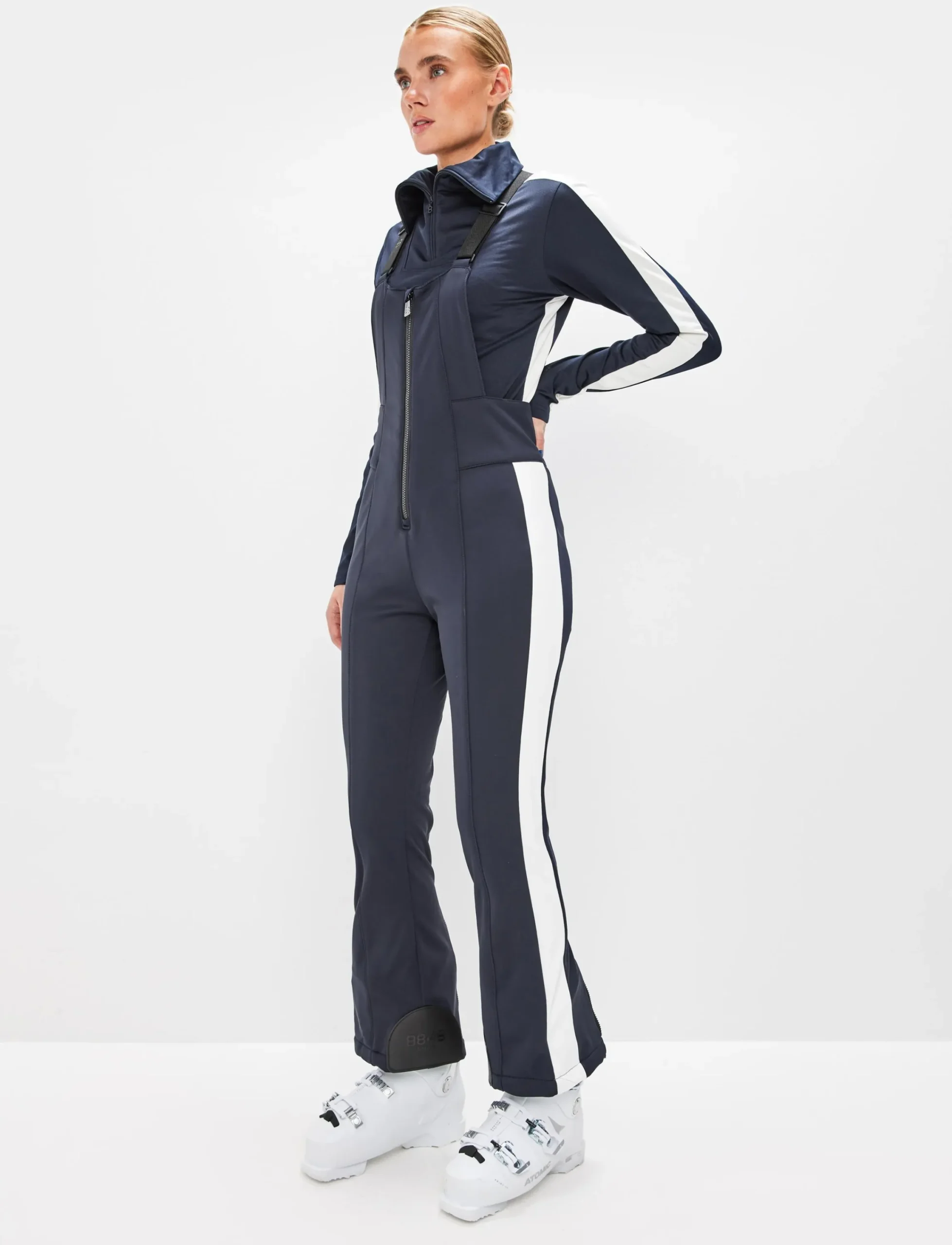 8848 Altitude Skidkläder|Maya W Bib Pant - Navy/Blanc