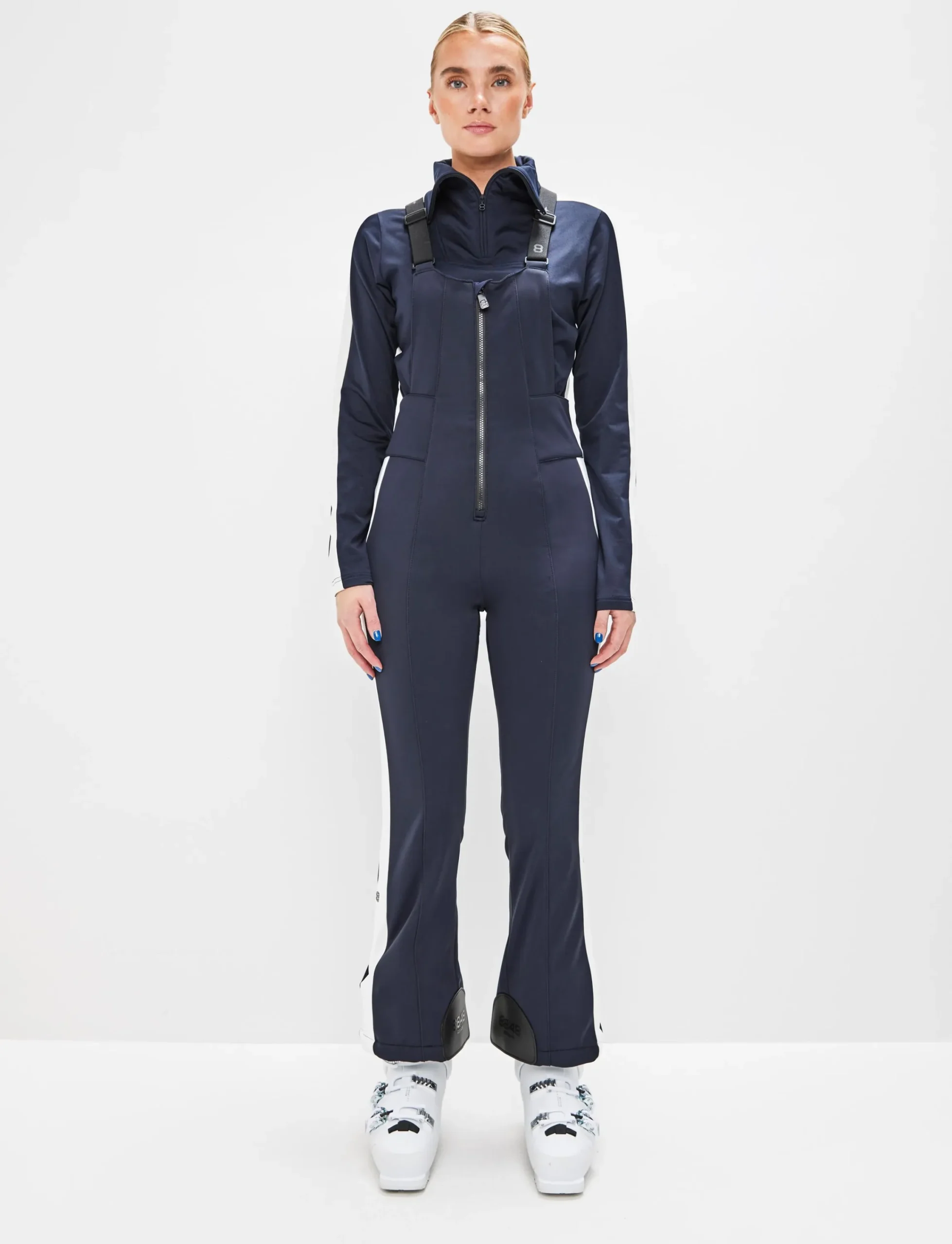 8848 Altitude Skidkläder|Maya W Bib Pant - Navy/Blanc