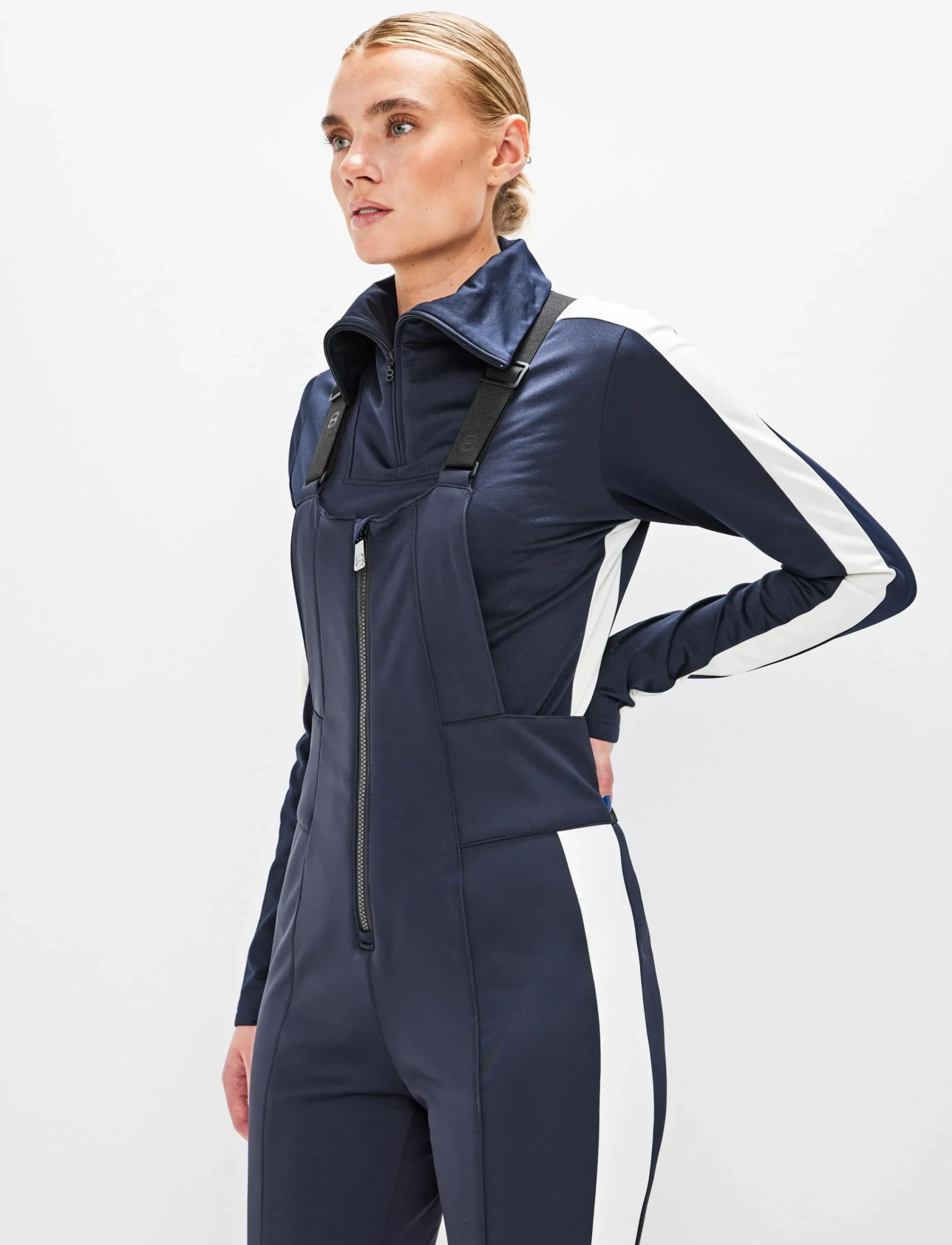 8848 Altitude Skidkläder|Maya W Bib Pant - Navy/Blanc