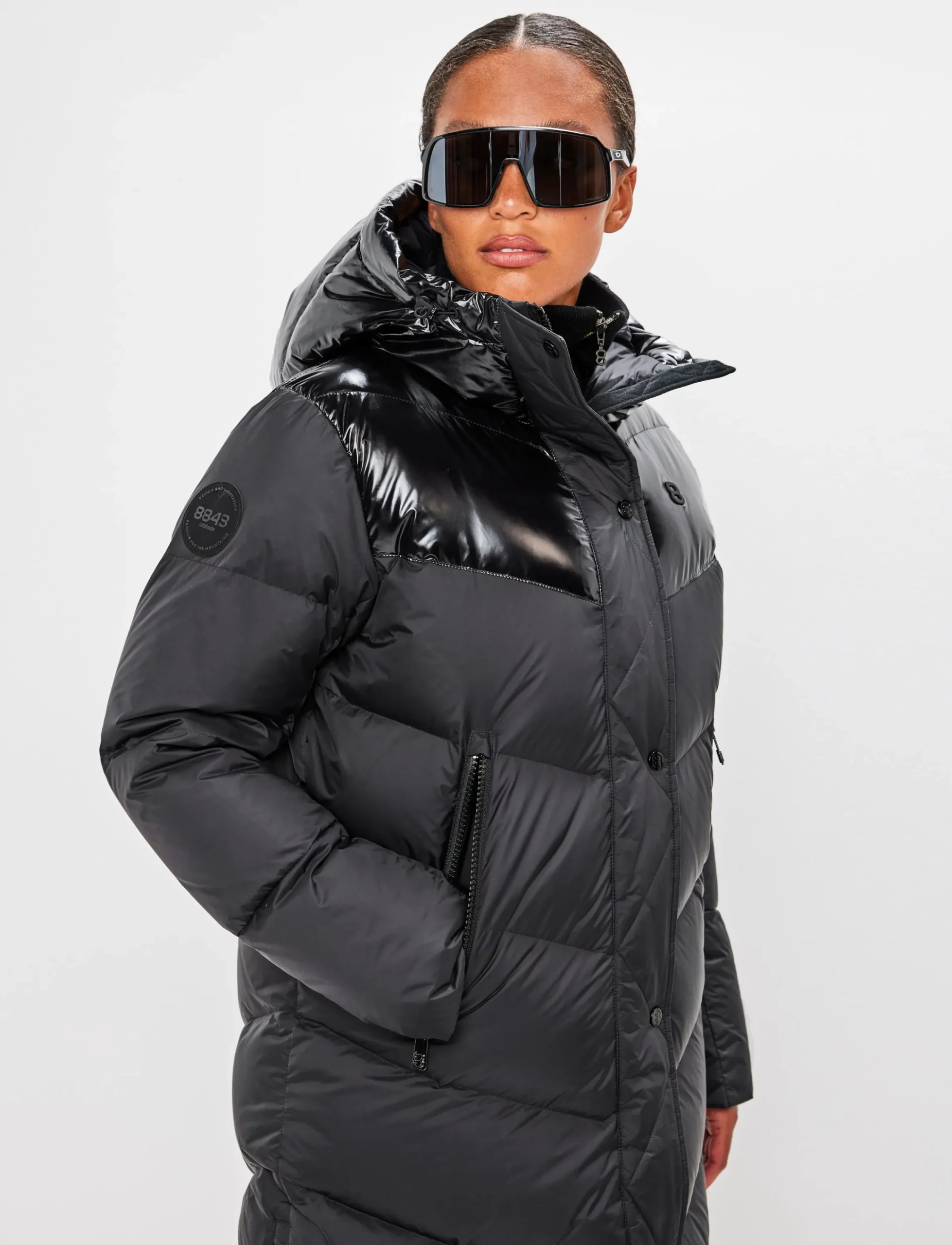 8848 Altitude Klader|Milano W Down Coat - Black