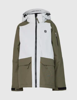 8848 Altitude Jackor|Miles Jr Ski Jacket - Army Green