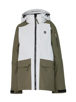8848 Altitude Jackor|Miles Jr Ski Jacket - Army Green