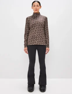 8848 Altitude Klader|Monogram W 1/2 Zip - Coffea