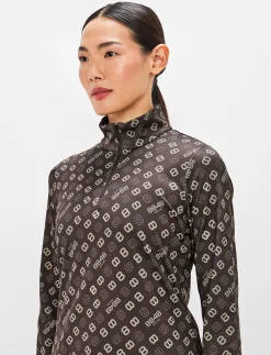 8848 Altitude Skidkläder|Monogram W 1/2 Zip - Coffea