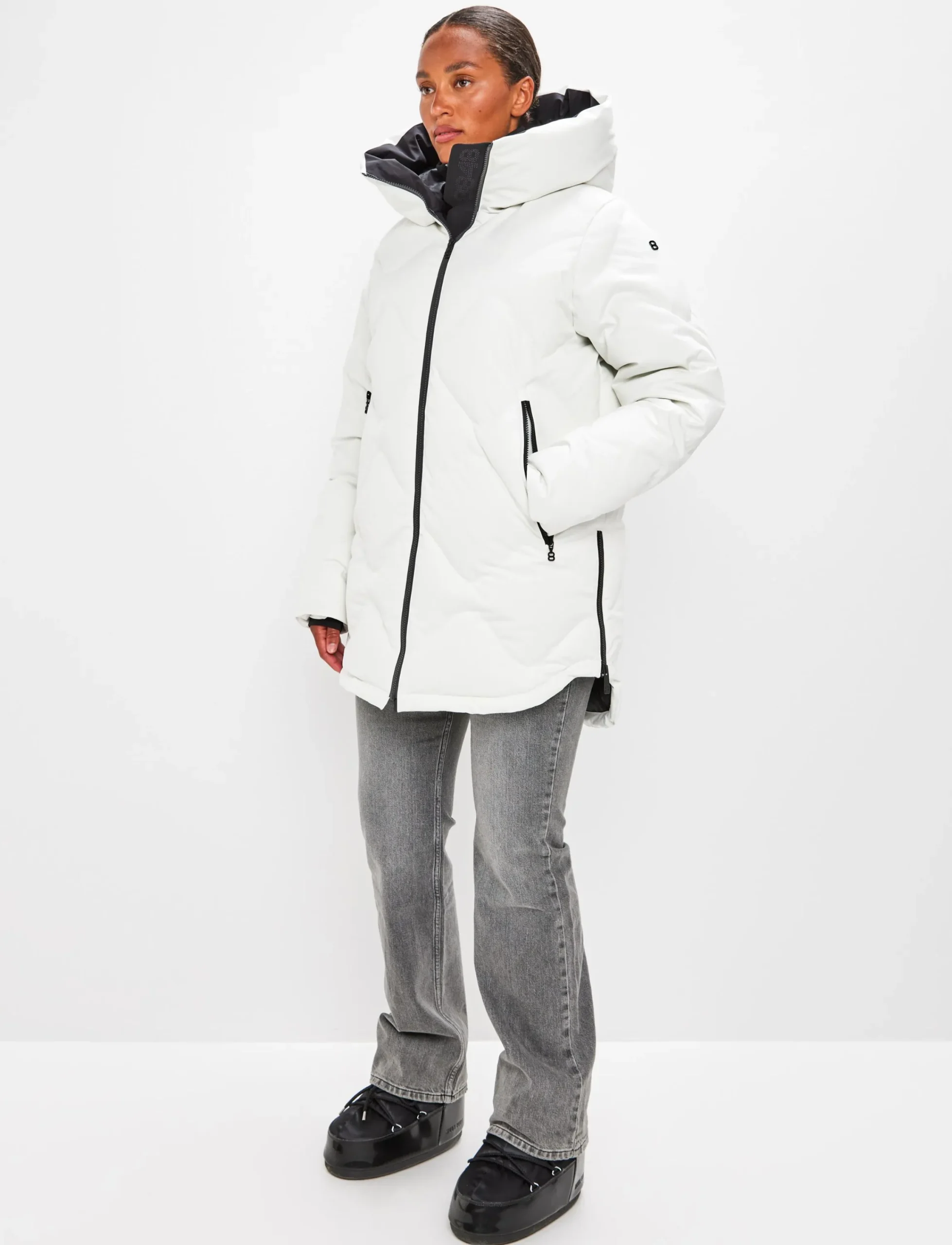 8848 Altitude Skidkläder|Nadine W Ski Parka - Blanc