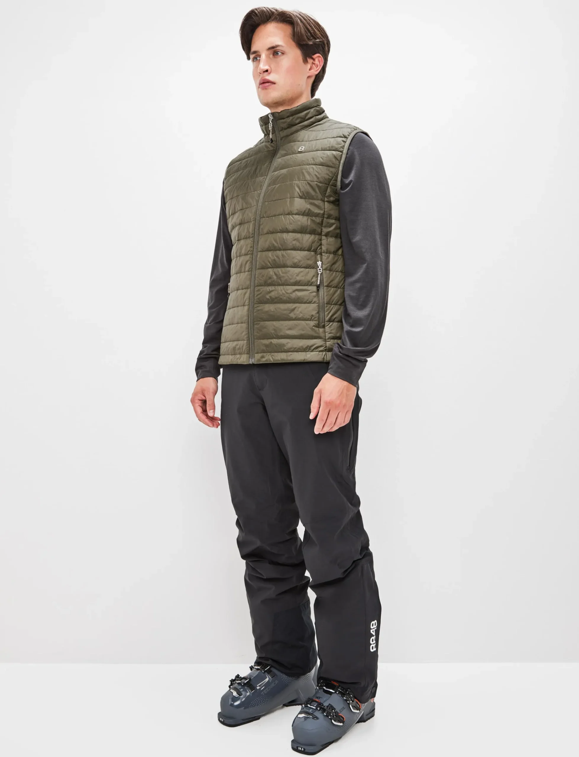 8848 Altitude Skidkläder|Nova 2.0 Hybrid Vest - Army Green