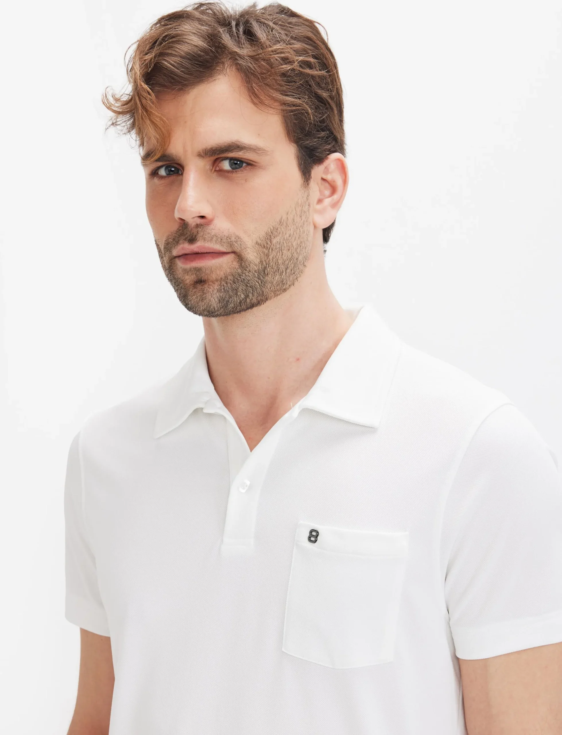 8848 Altitude Klader|Phase Tech Polo Shirt - White