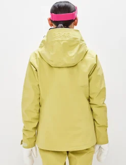 8848 Altitude Skidkläder|Pow 3.0 W Shell Jacket - Flax Yellow