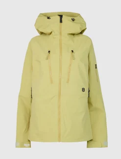 8848 Altitude Skidkläder|Pow 3.0 W Shell Jacket - Flax Yellow
