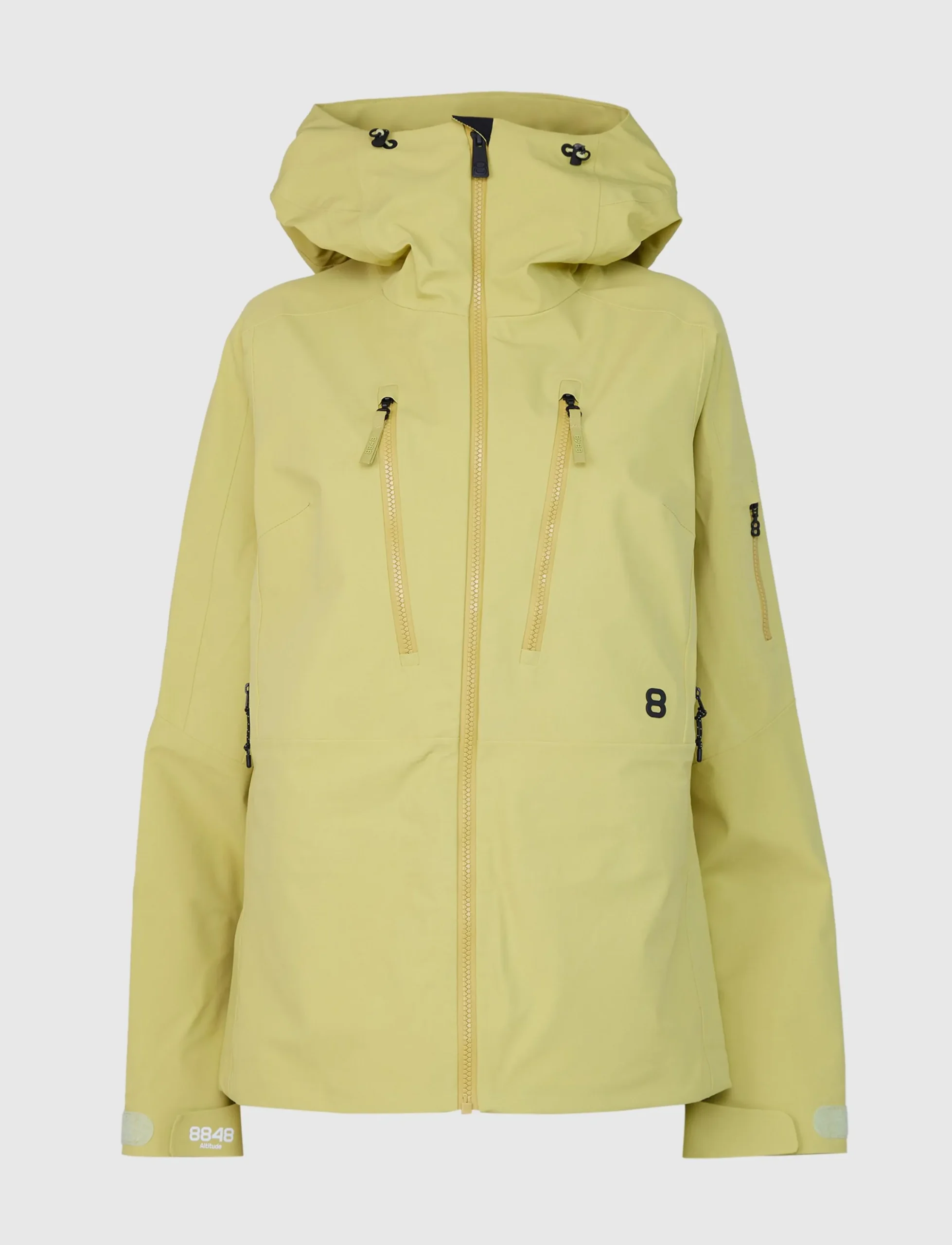 8848 Altitude Skidkläder|Pow 3.0 W Shell Jacket - Flax Yellow