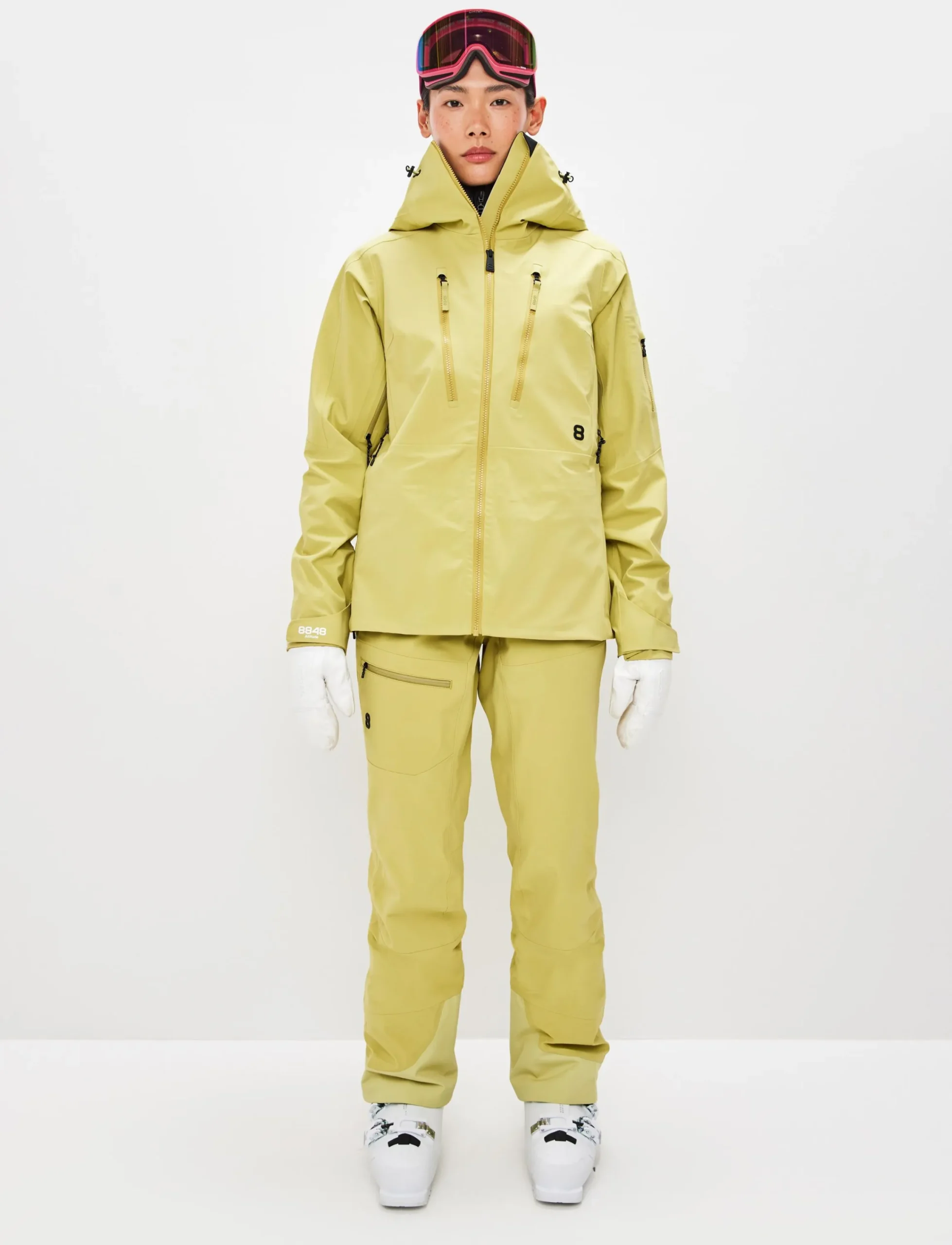 8848 Altitude Klader|Pow 3.0 W Shell Jacket - Flax Yellow