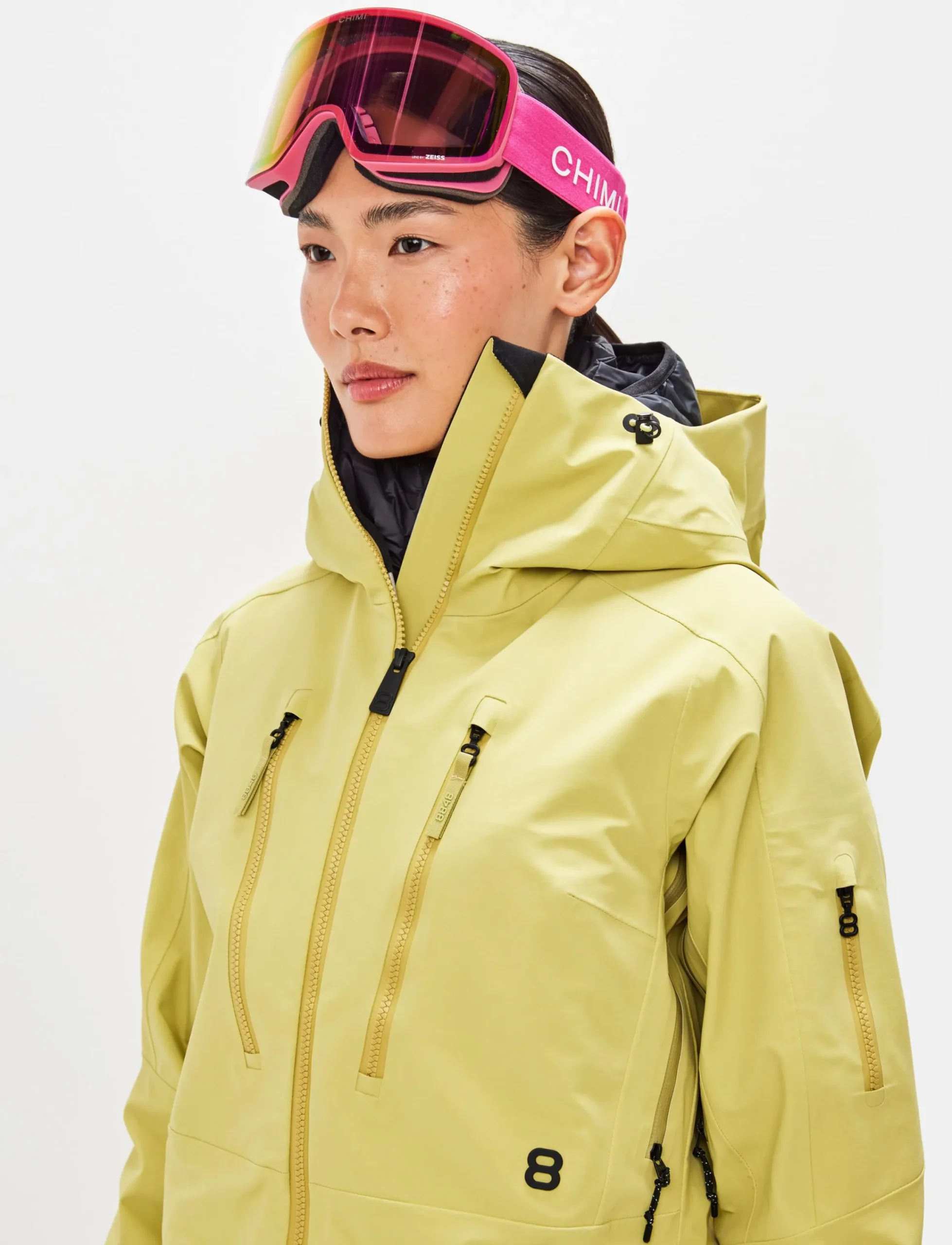 8848 Altitude Klader|Pow 3.0 W Shell Jacket - Flax Yellow