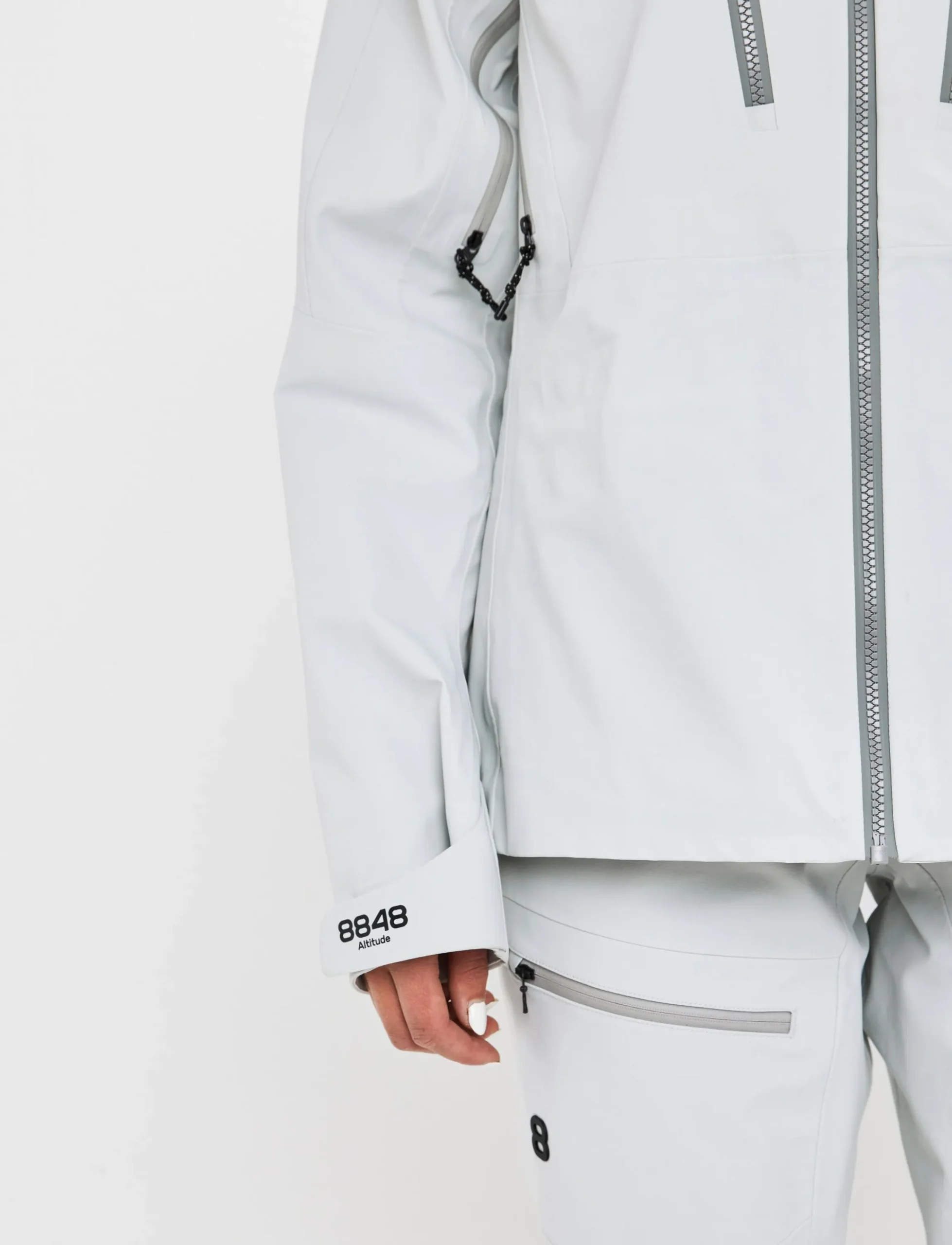 8848 Altitude Skidkläder|Pow 3.0 W Shell Jacket - Fog