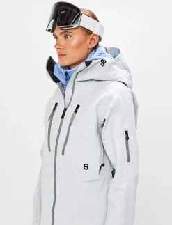 8848 Altitude Klader|Pow 3.0 W Shell Jacket - Fog